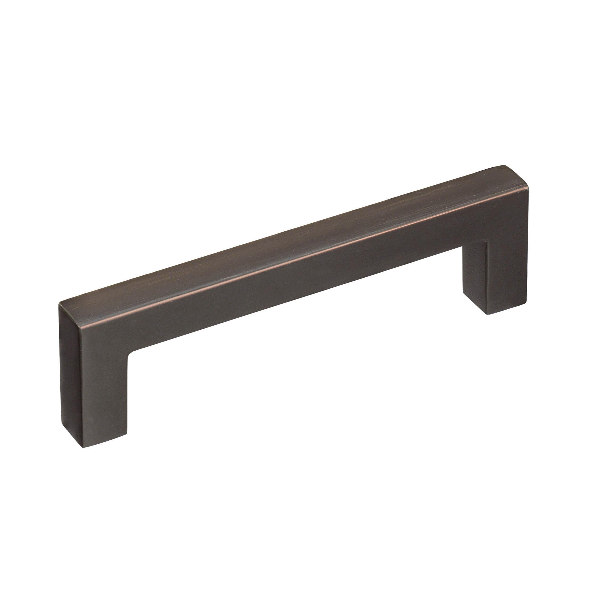 Amerock 10VMP36570ORB Monument 3-3/4-in , 96mm Center to Center Oil-Rubbed Bronze Square Bar 10 -Pack