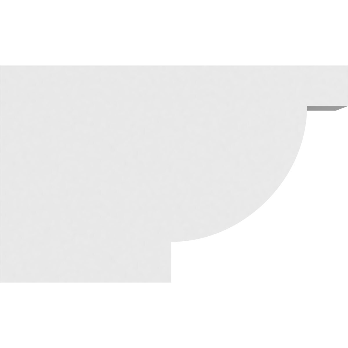 Ekena Millwork RFTP04X10X16ALP Exterior-Brackets-Braces - View #3