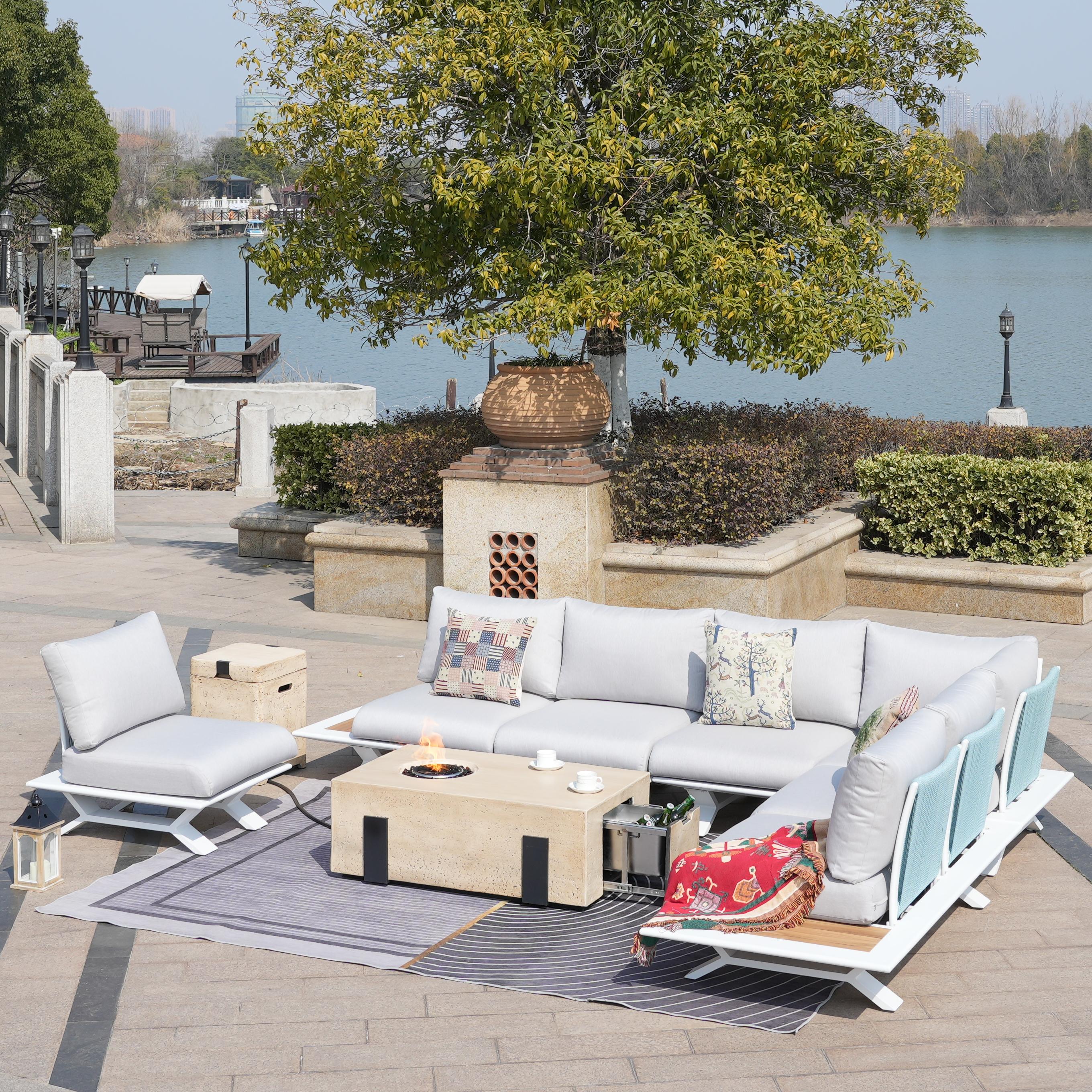 Direct Wicker DWS-2323W&2355BR Patio-Conversation-Sets - View #5