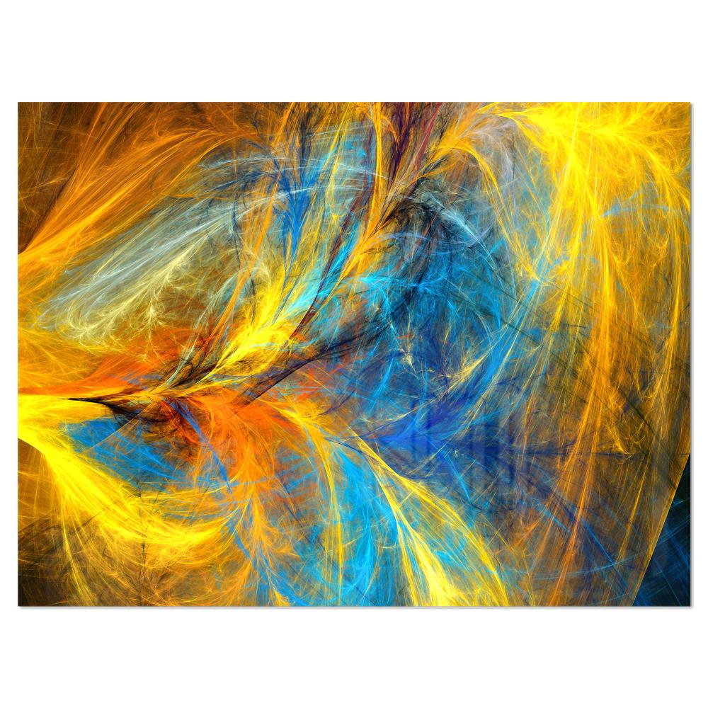 Designart MT11959-40-30 30-in H x 40-in W Abstract Metal Print