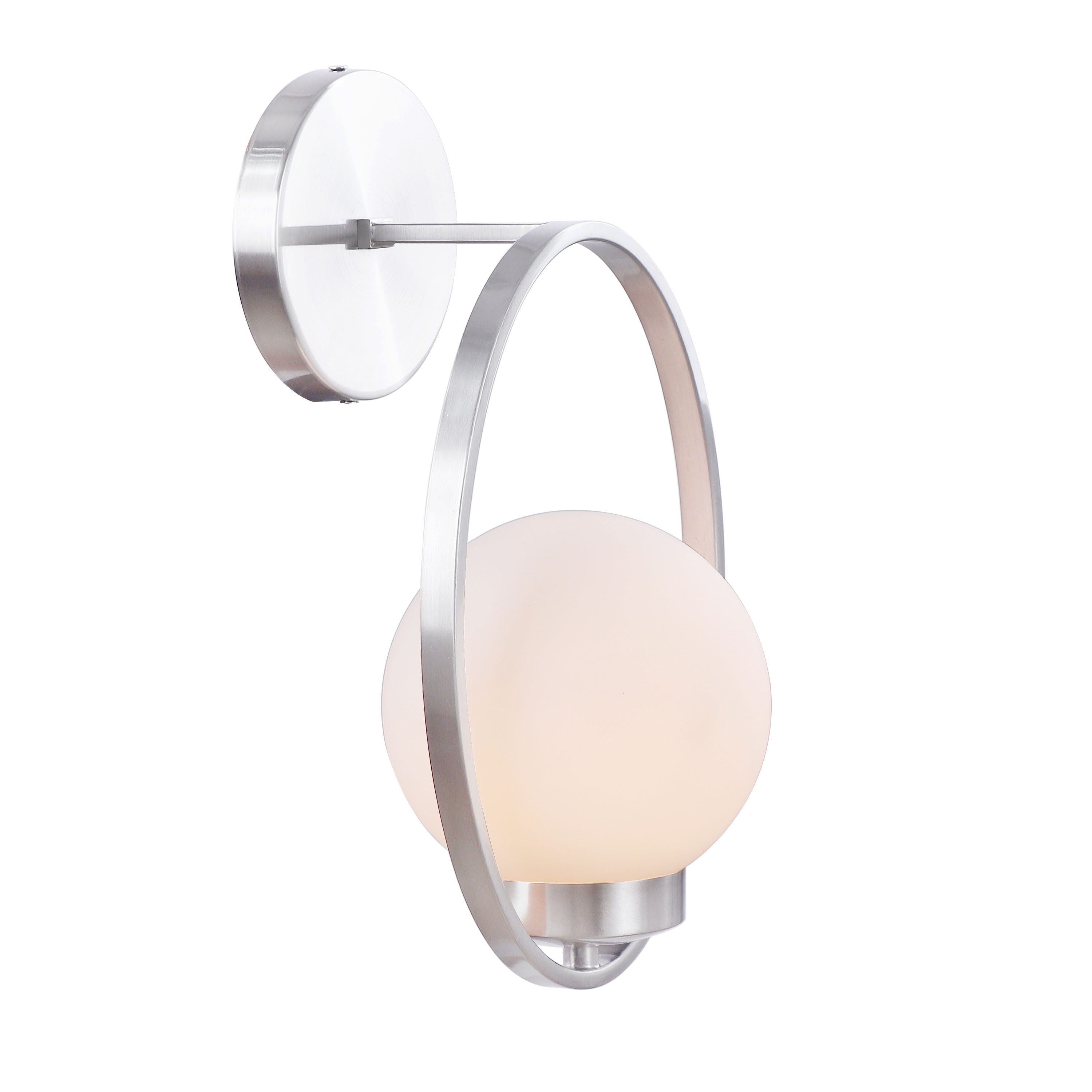 Aspen Creative Corporation 62708-09-1 8-in 1 -Light Satin Nickel Transitional Vanity light