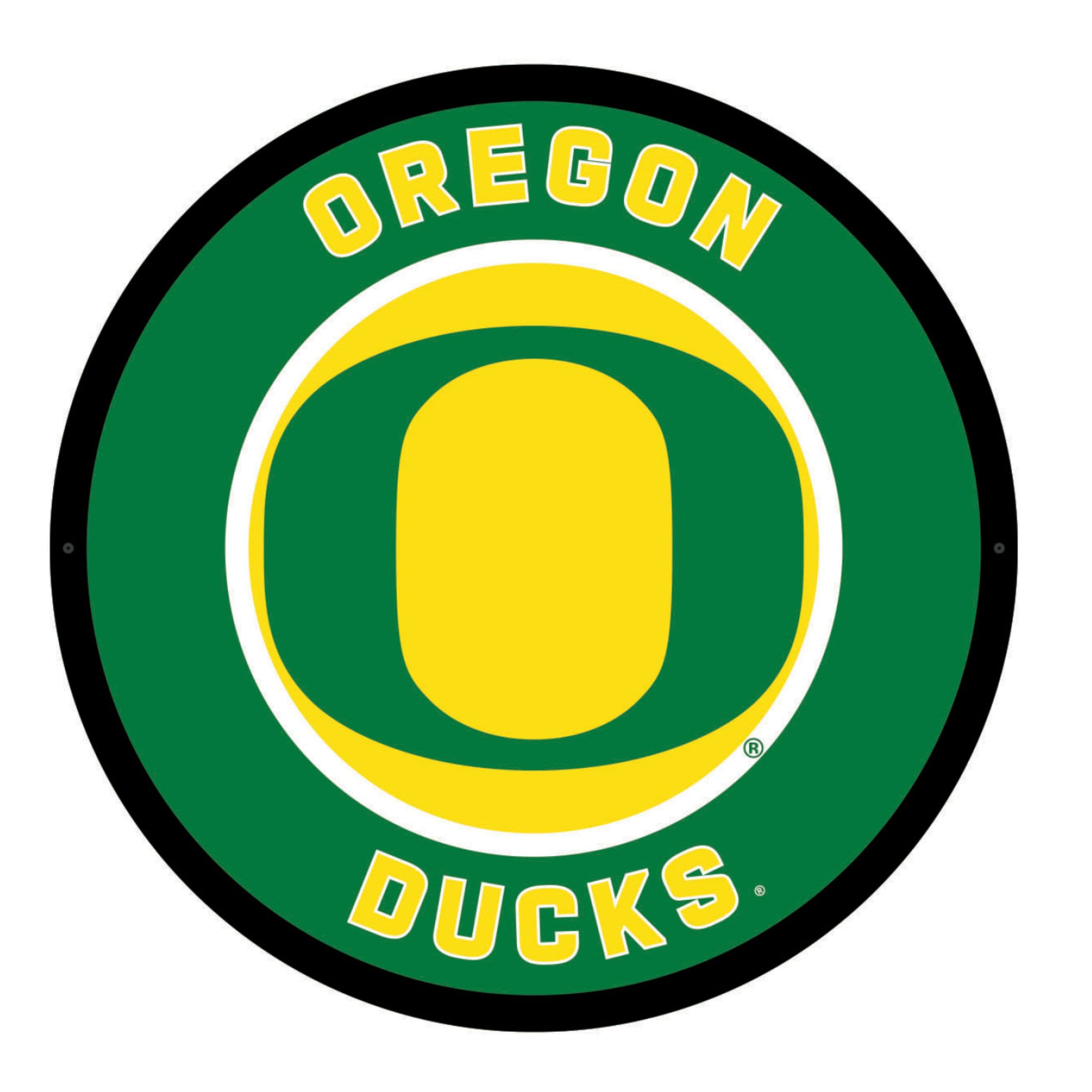 Evergreen 8LED986RD Oregon Ducks 23-Inches W x 23-Inches H Acrylic Sports Wall Phrases Wall accent