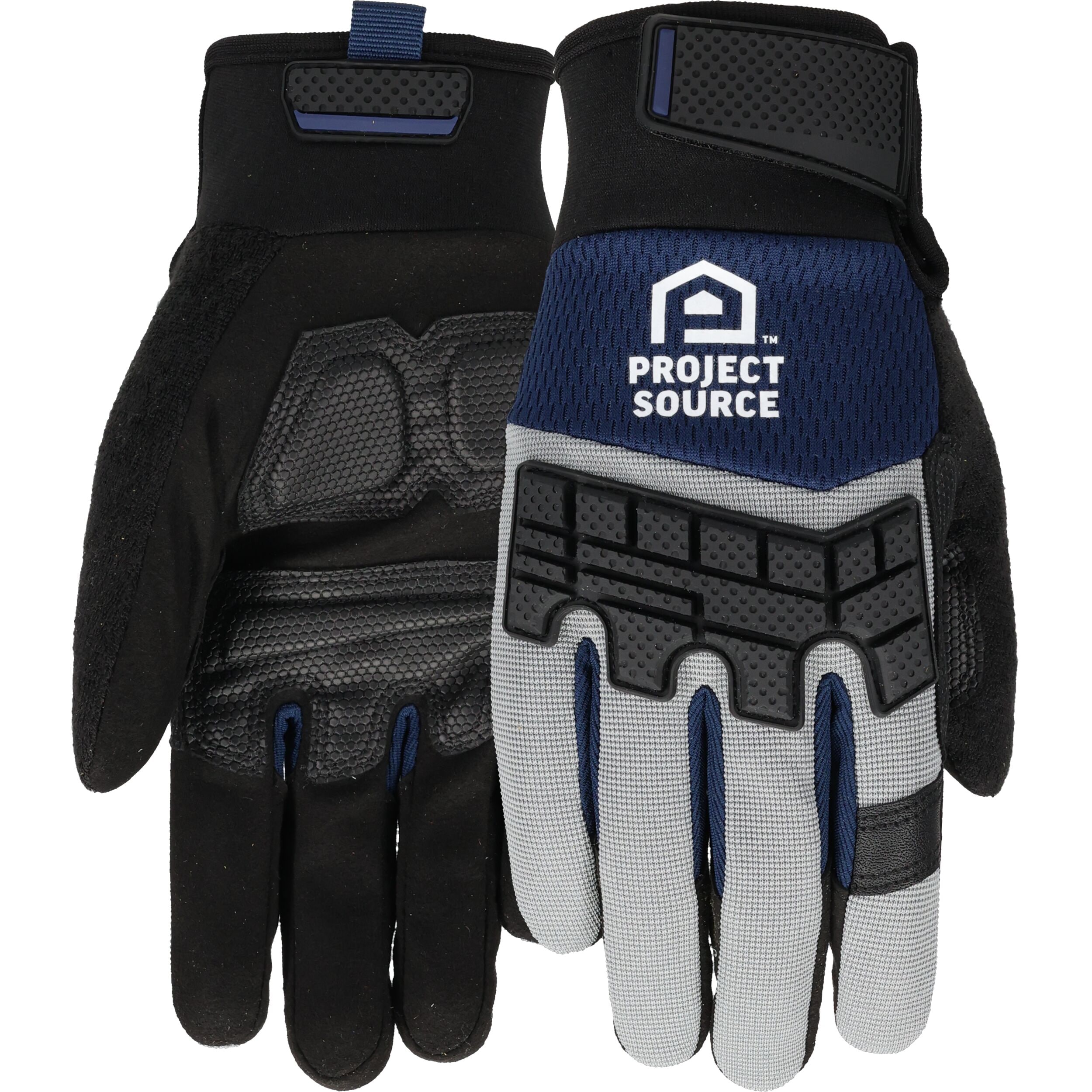 Project Source PS52435-L Large Polyester Demolition Gloves 1 -Pairs