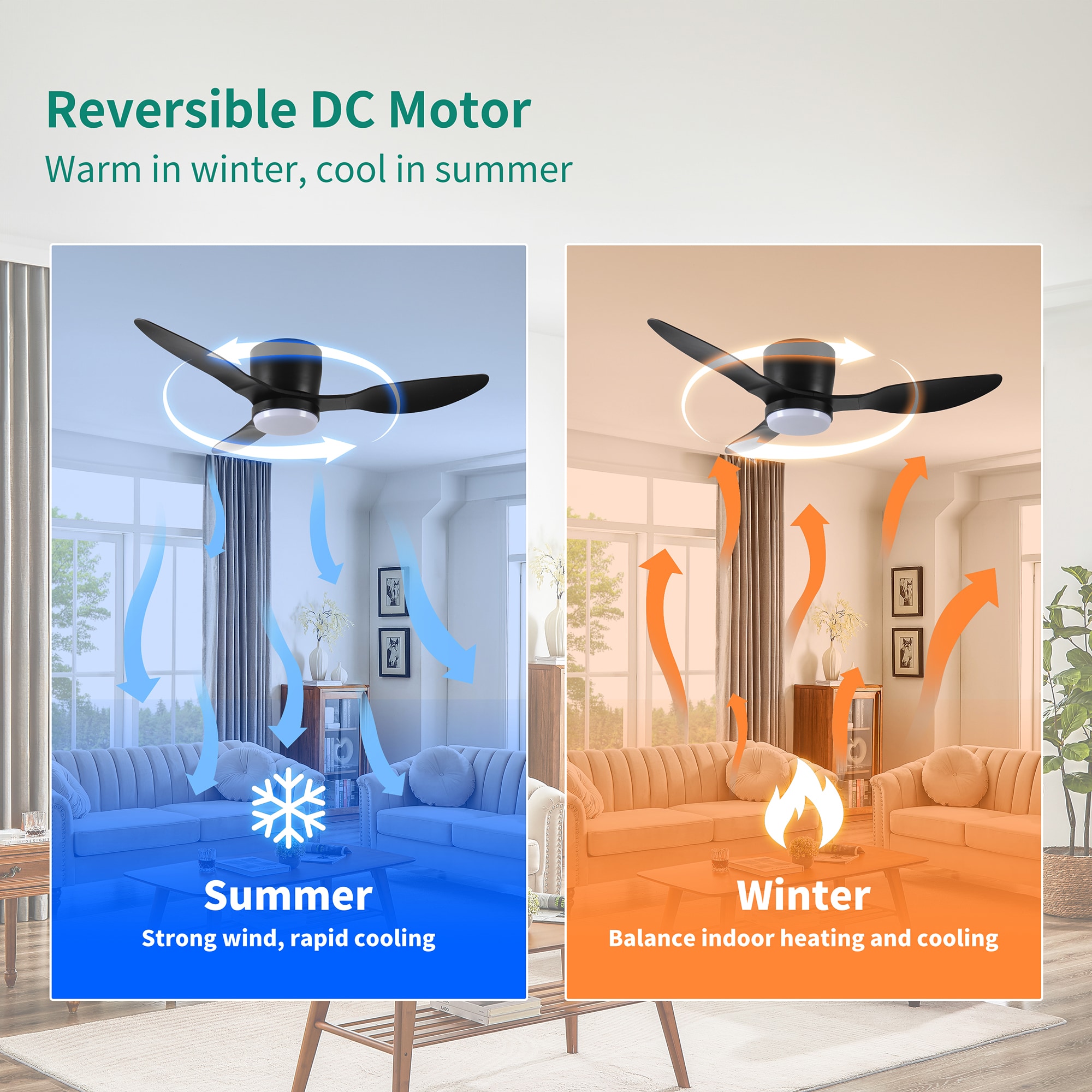 SINOFURN SYB570095BK Ceiling-Fans - View #5