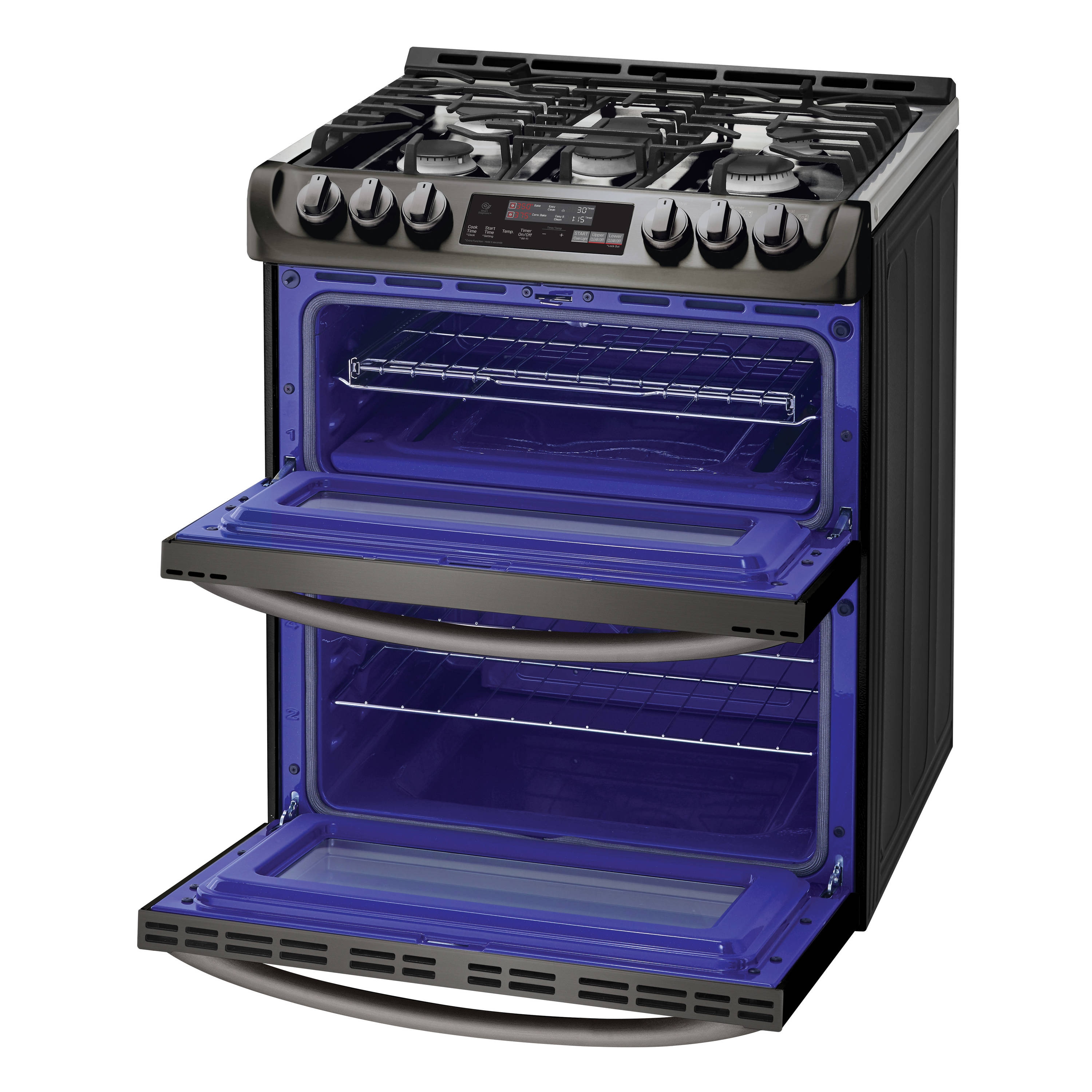LG LTG4715BD Double-Oven-Gas-Ranges - View #3