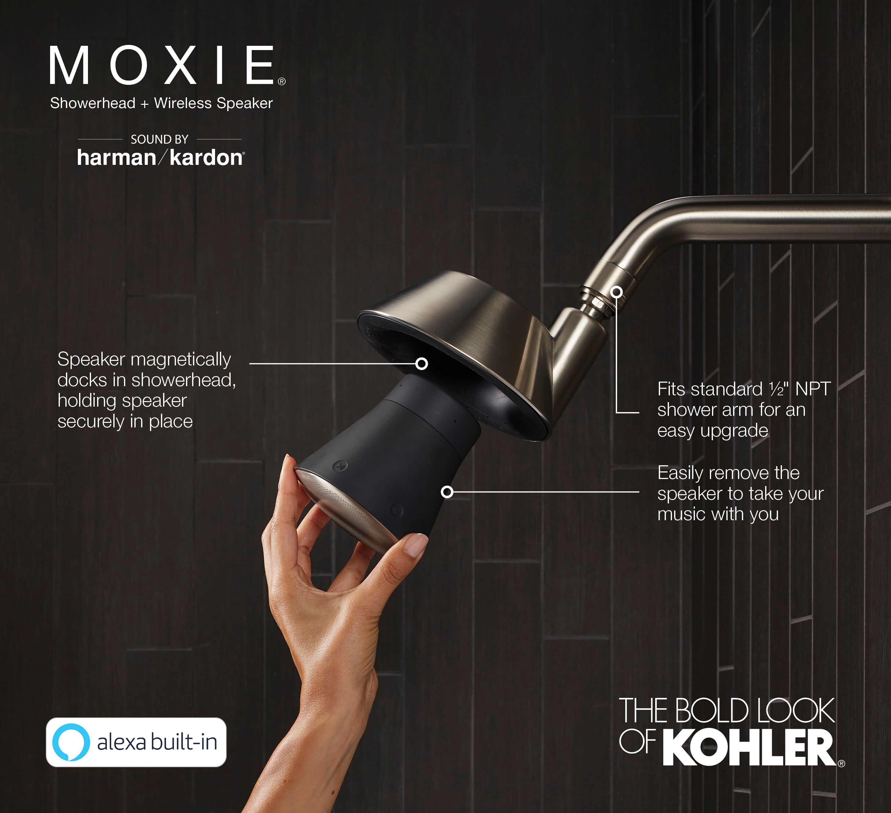 KOHLER 28238-GKA-CP Fixed-Showerhead - View #7