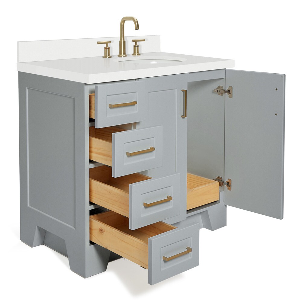 ARIEL Q037SRWQOVOGRY Bath-Vanity-Combo - View #9