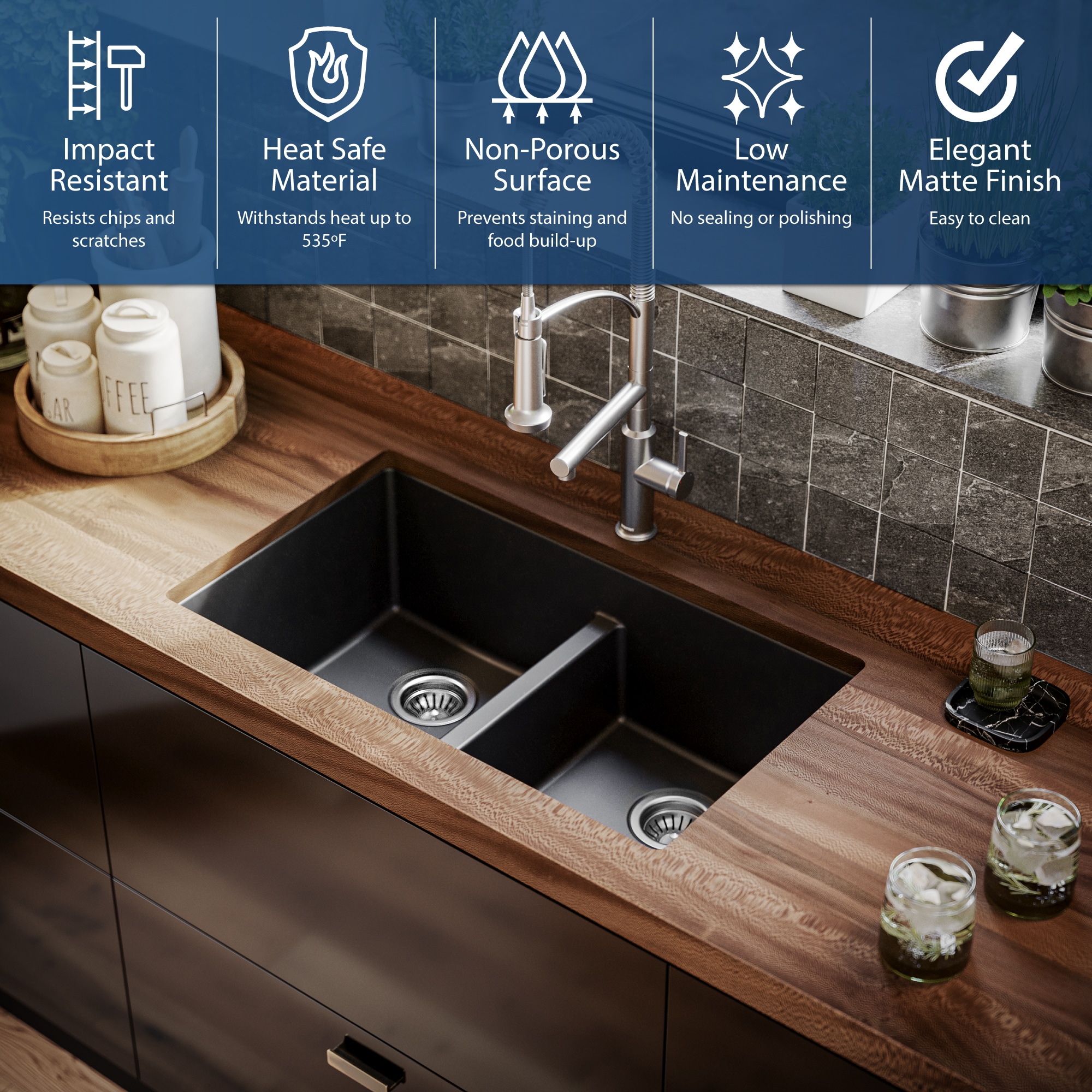 Karran QU-810-BL Kitchen-Sinks - View #5