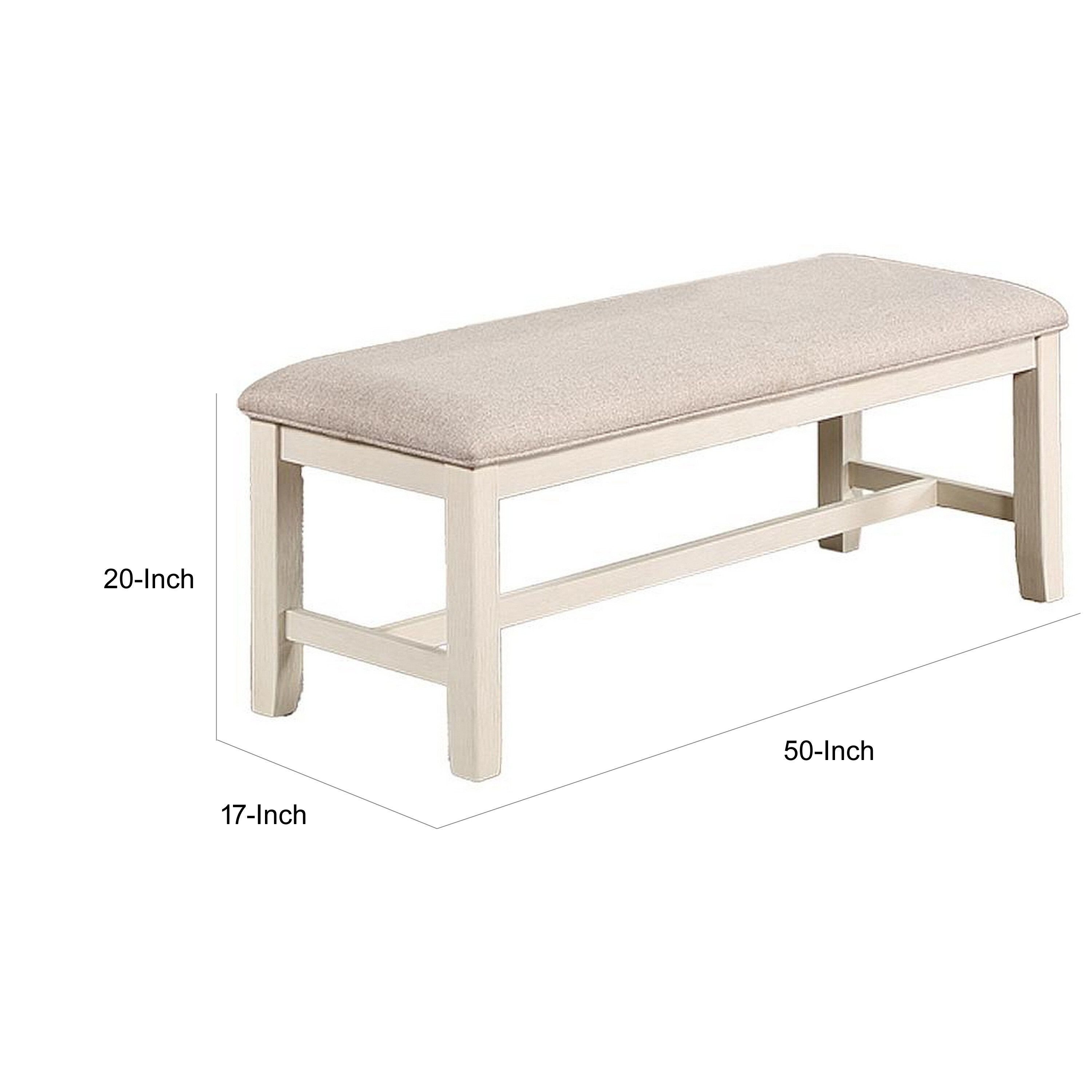 Benzara BM314665 bench - View #5