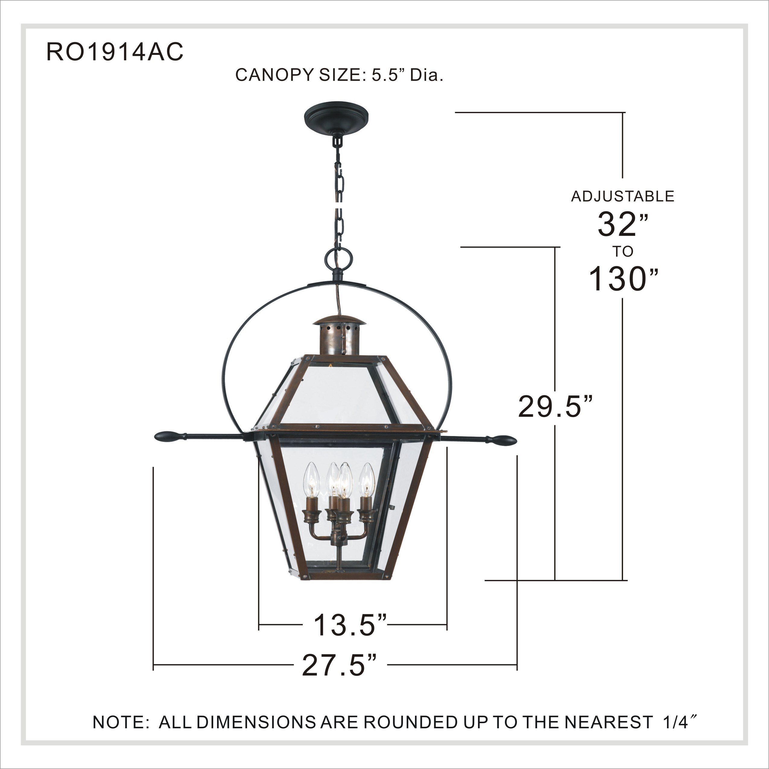 Rue de online royal outdoor lantern