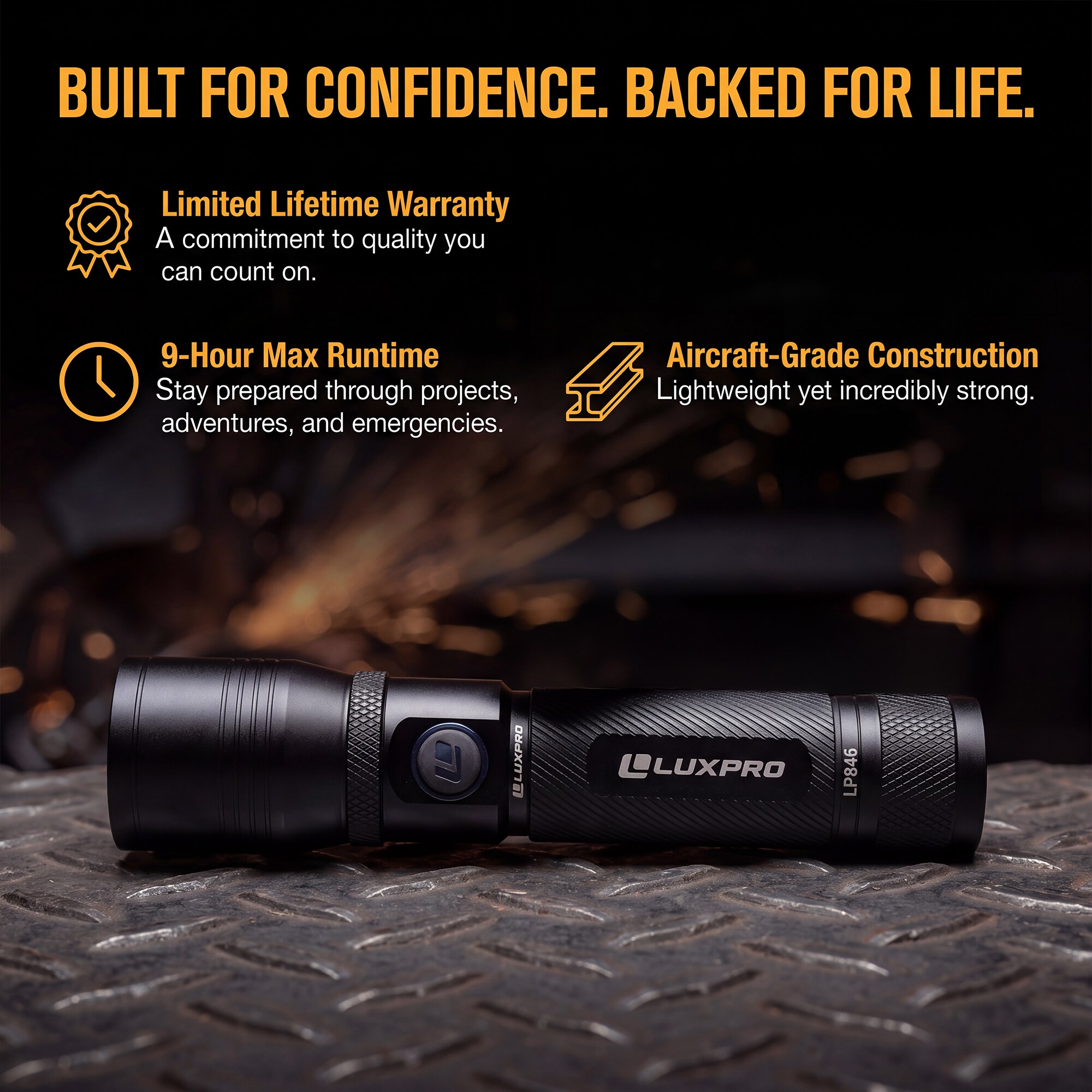 LUXPRO LP846 flashlights - View #6