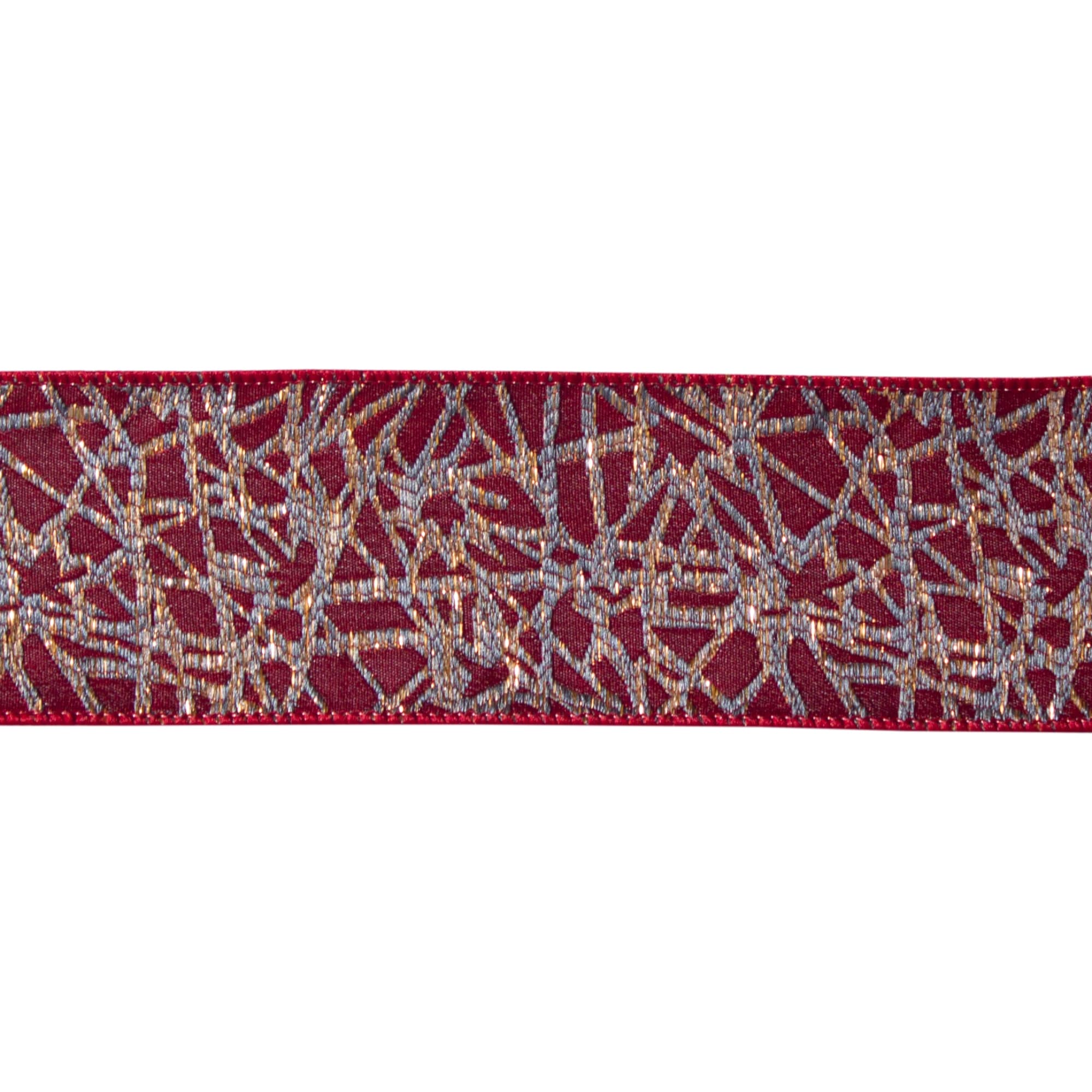 Melrose International 77457DS 2-Pack 30-ft L x 2.5-in W Red and Gold Ribbon