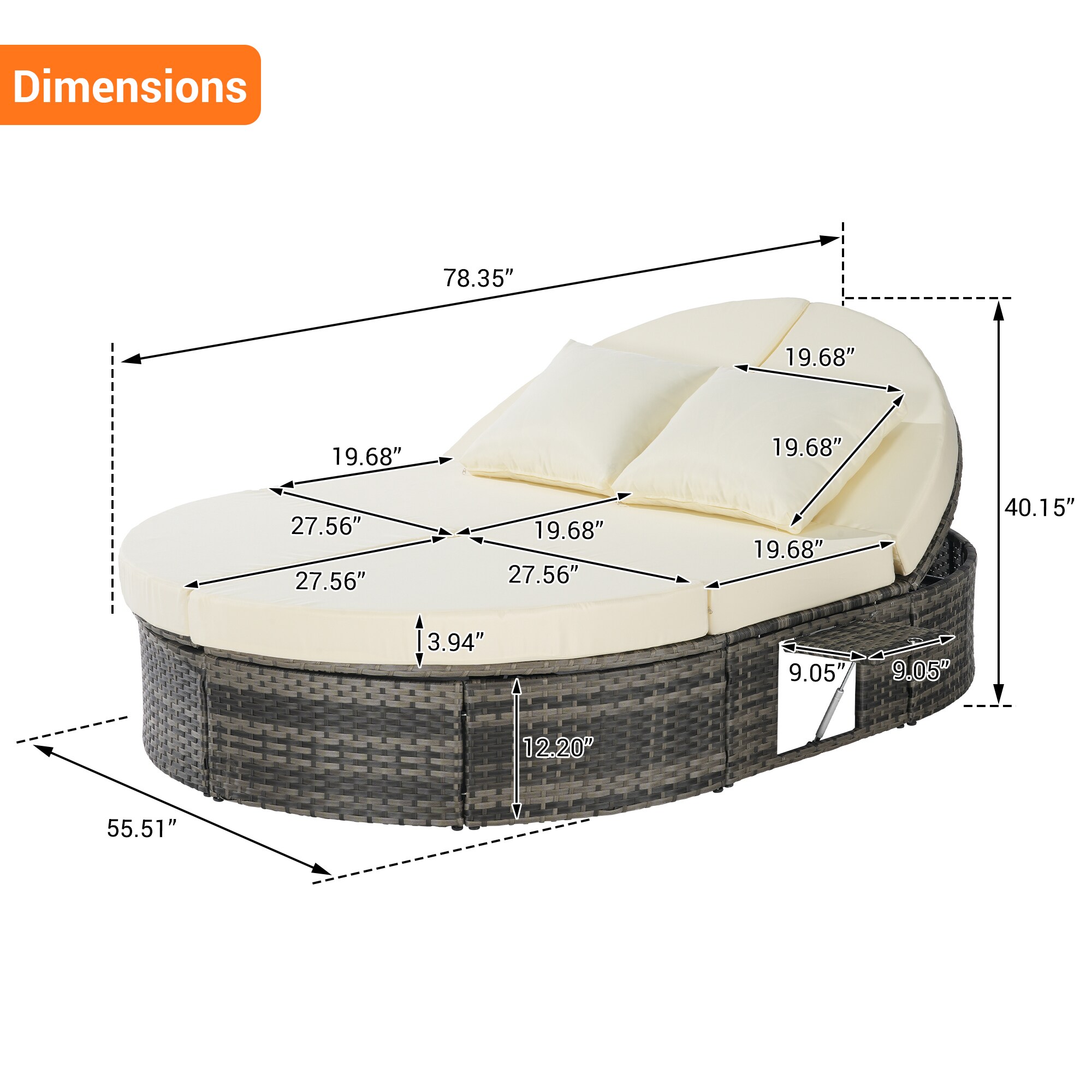 Bybafun YB6700096 Patio-Sofas-Daybeds - View #13