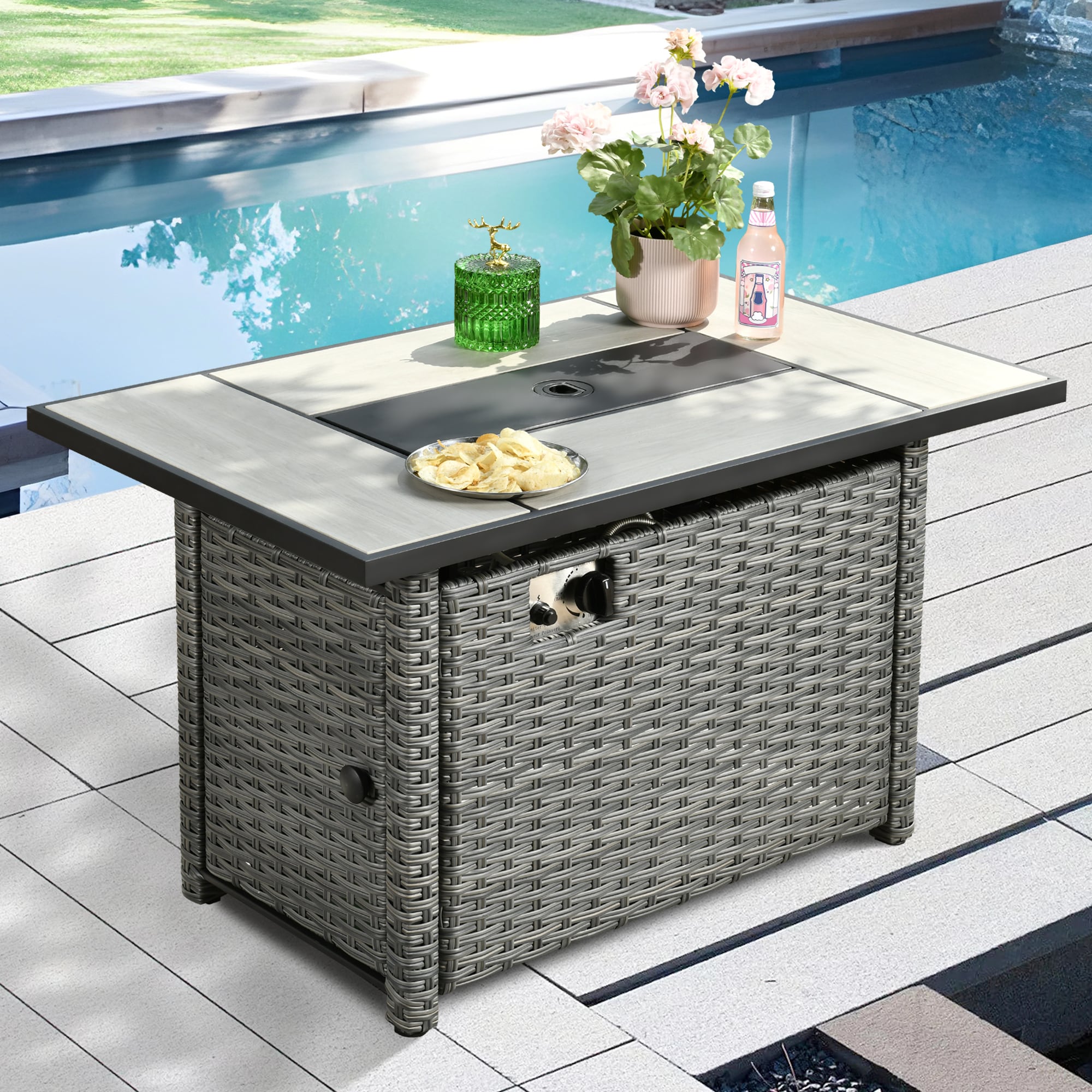 Pouuin GRM8015 Outdoor-Gas-Firepits - View #2