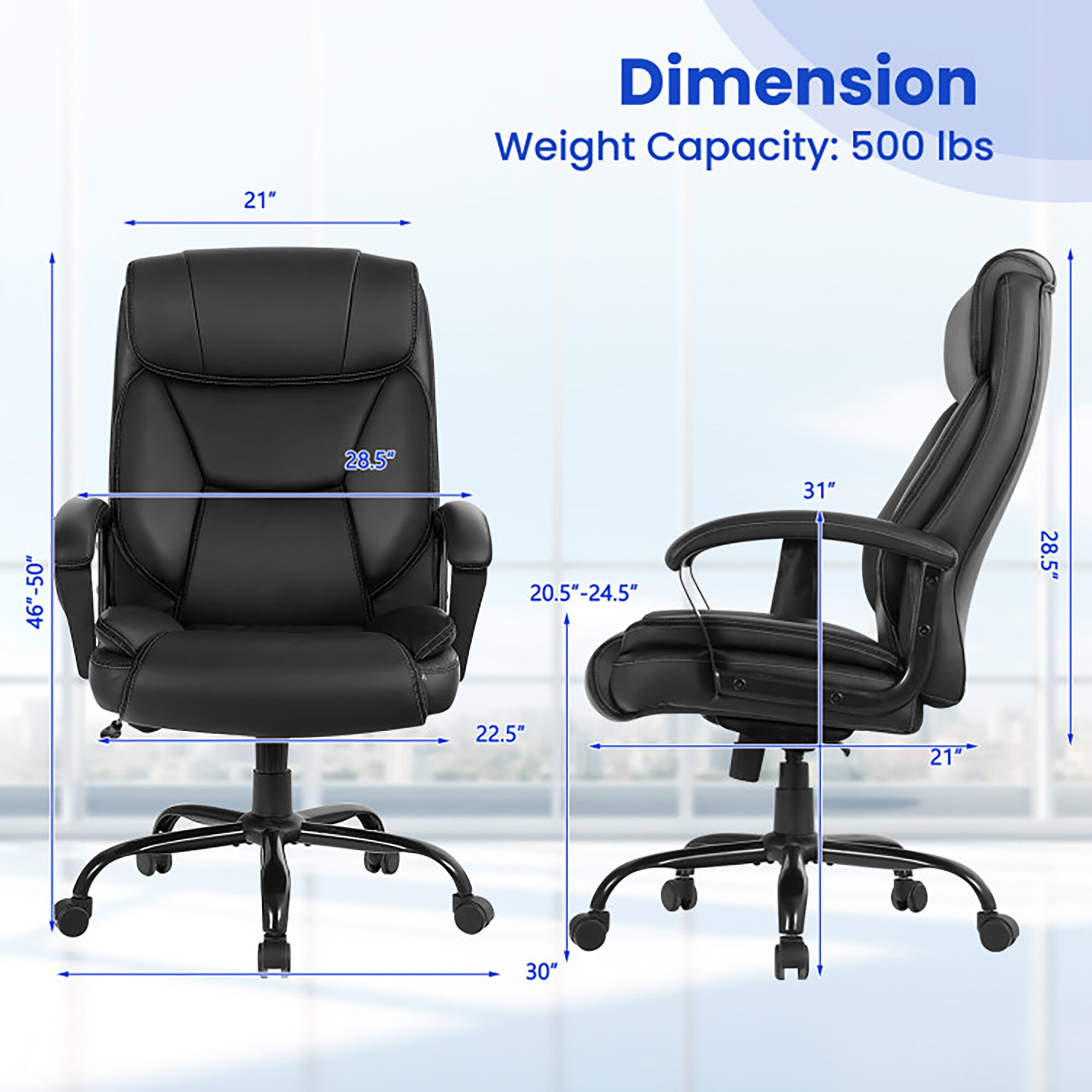 Sumyeg WF-HW62042PI-LA Office-Chairs - View #10