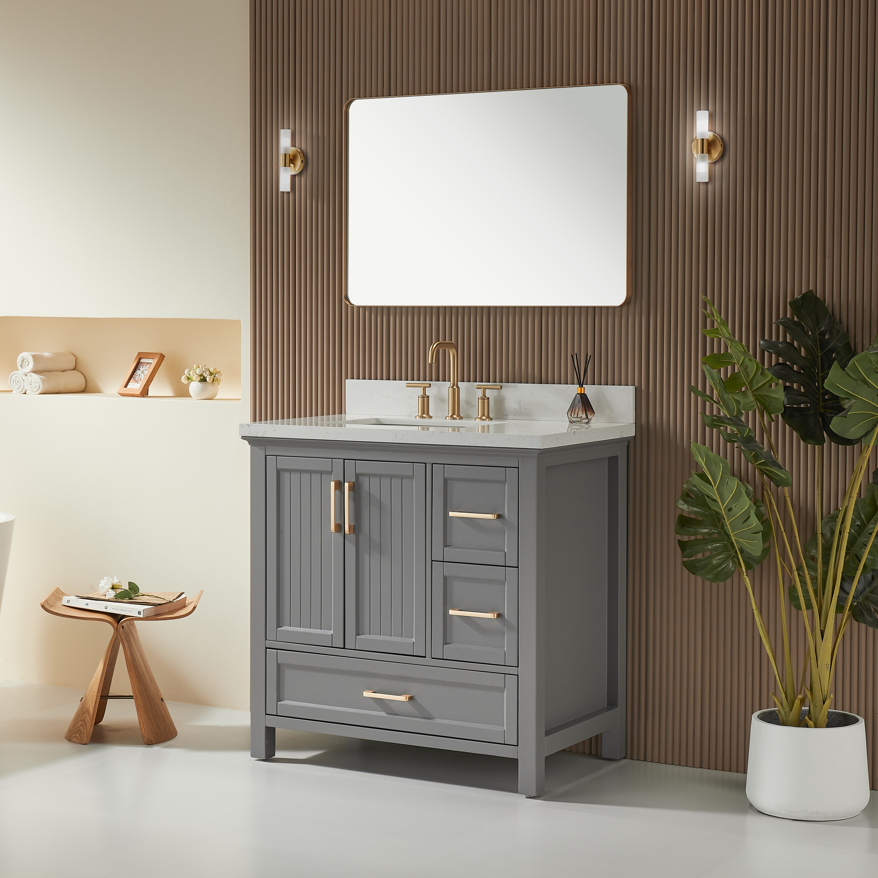 WELLFOR WA-8848-DH Bath-Vanity-Combo - View #9