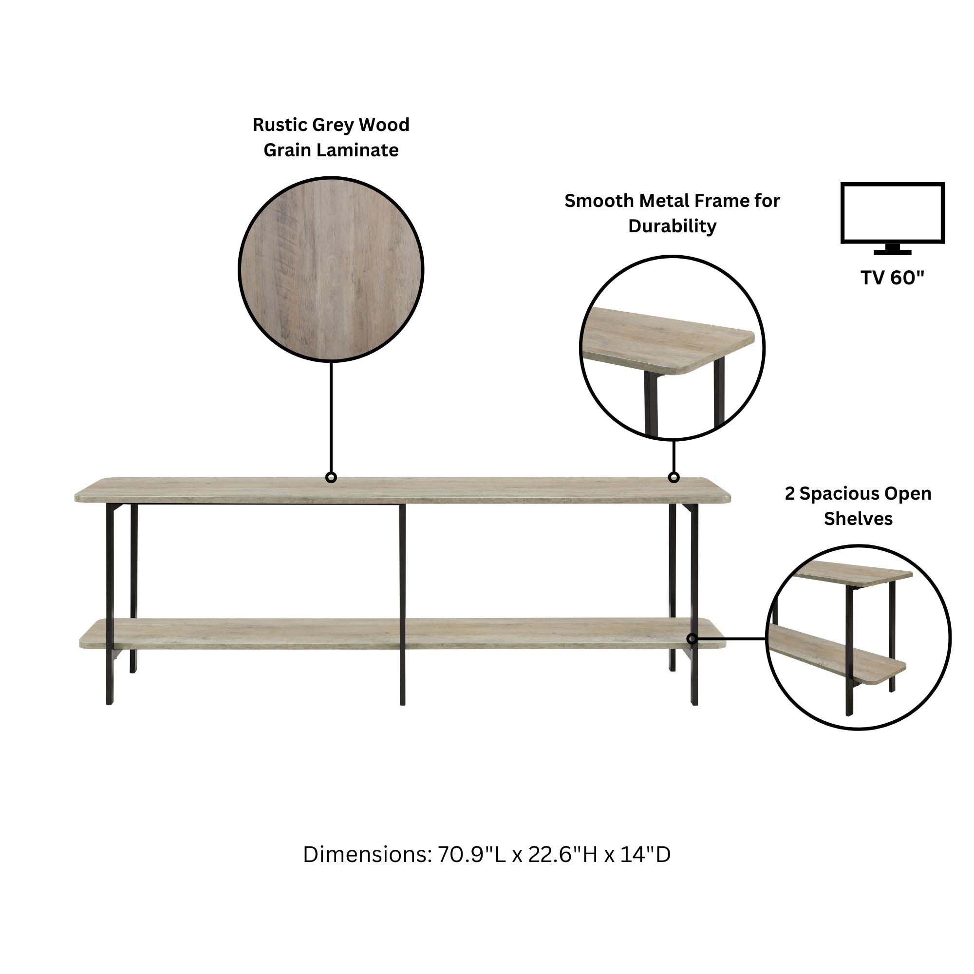 Manhattan Comfort 25555-GY Console-Sofa-Tables - View #4