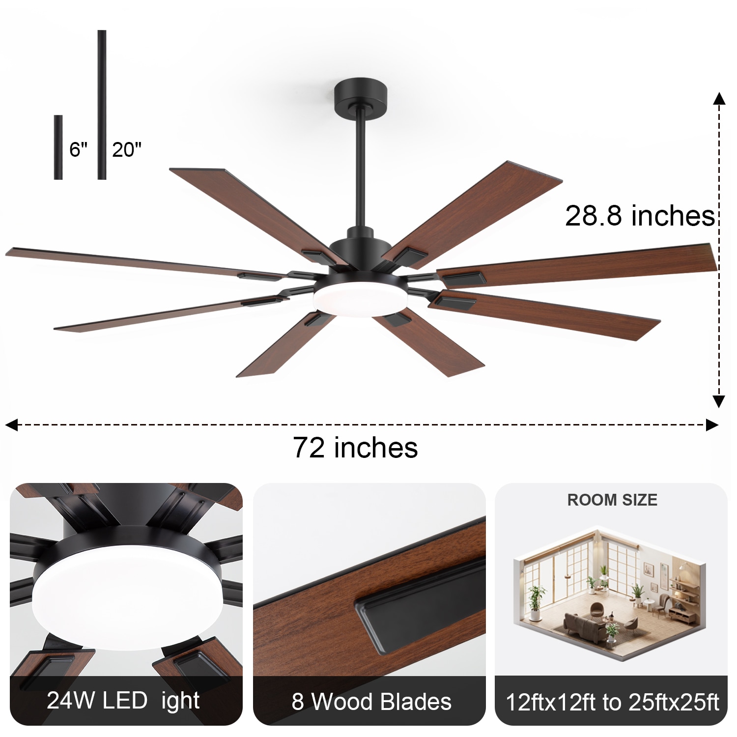 Breezary 32007-AB Ceiling-Fans - View #10