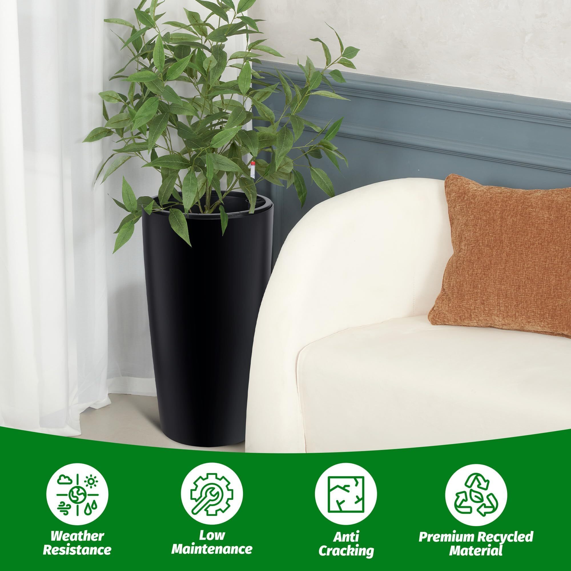 GarveeLife TTYU-57PP-LFYI Planter-Window-Box - View #6