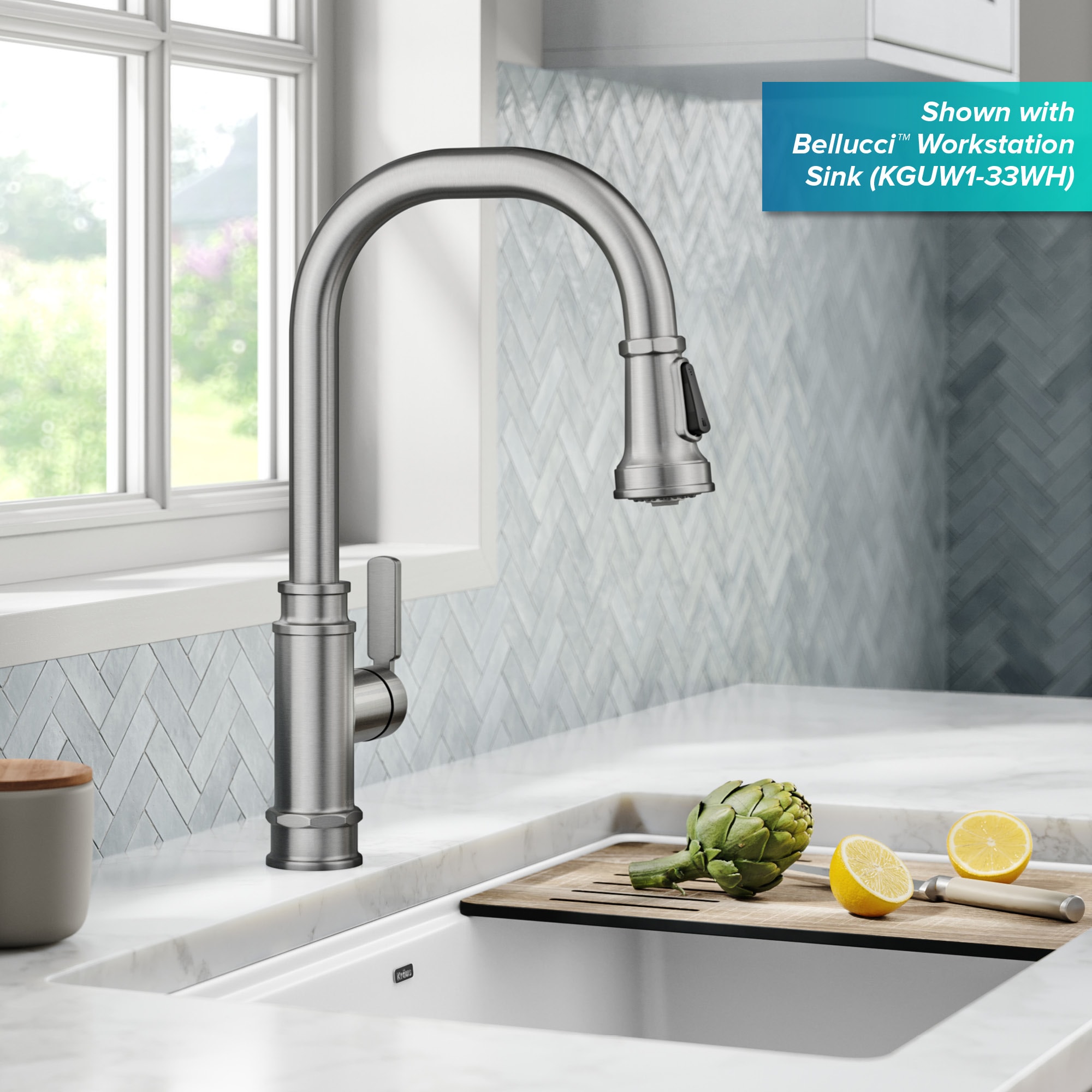 Kraus KPF-4101SFS Kitchen-Faucets - View #3