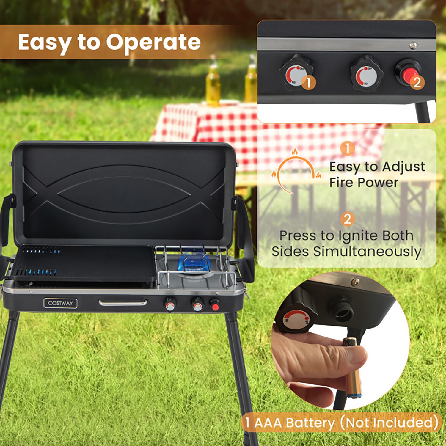 GZMR MO-NP10678DK Tabletop-Grills - View #6