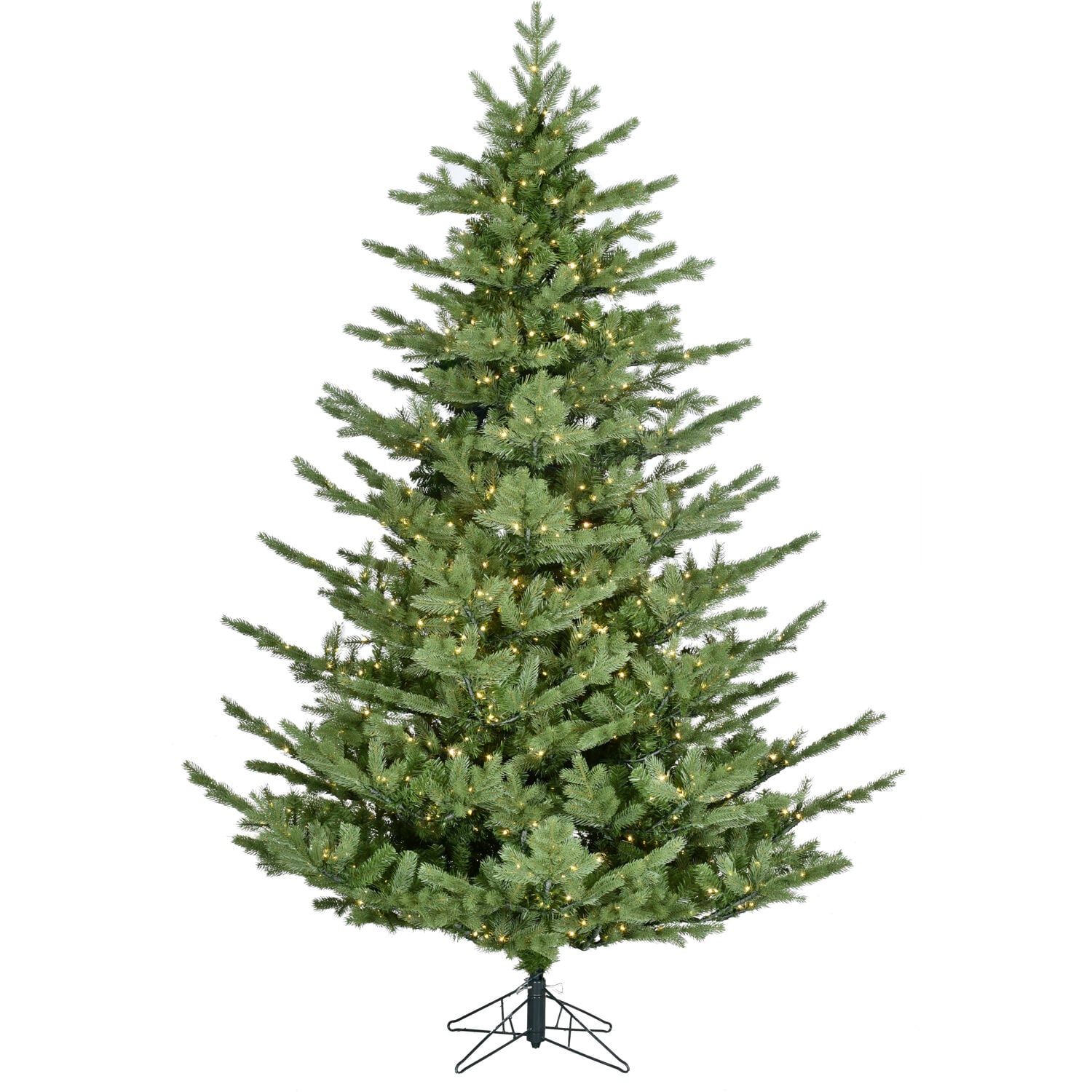 9-Foot Green Pine Christmas Tree with LED Lights