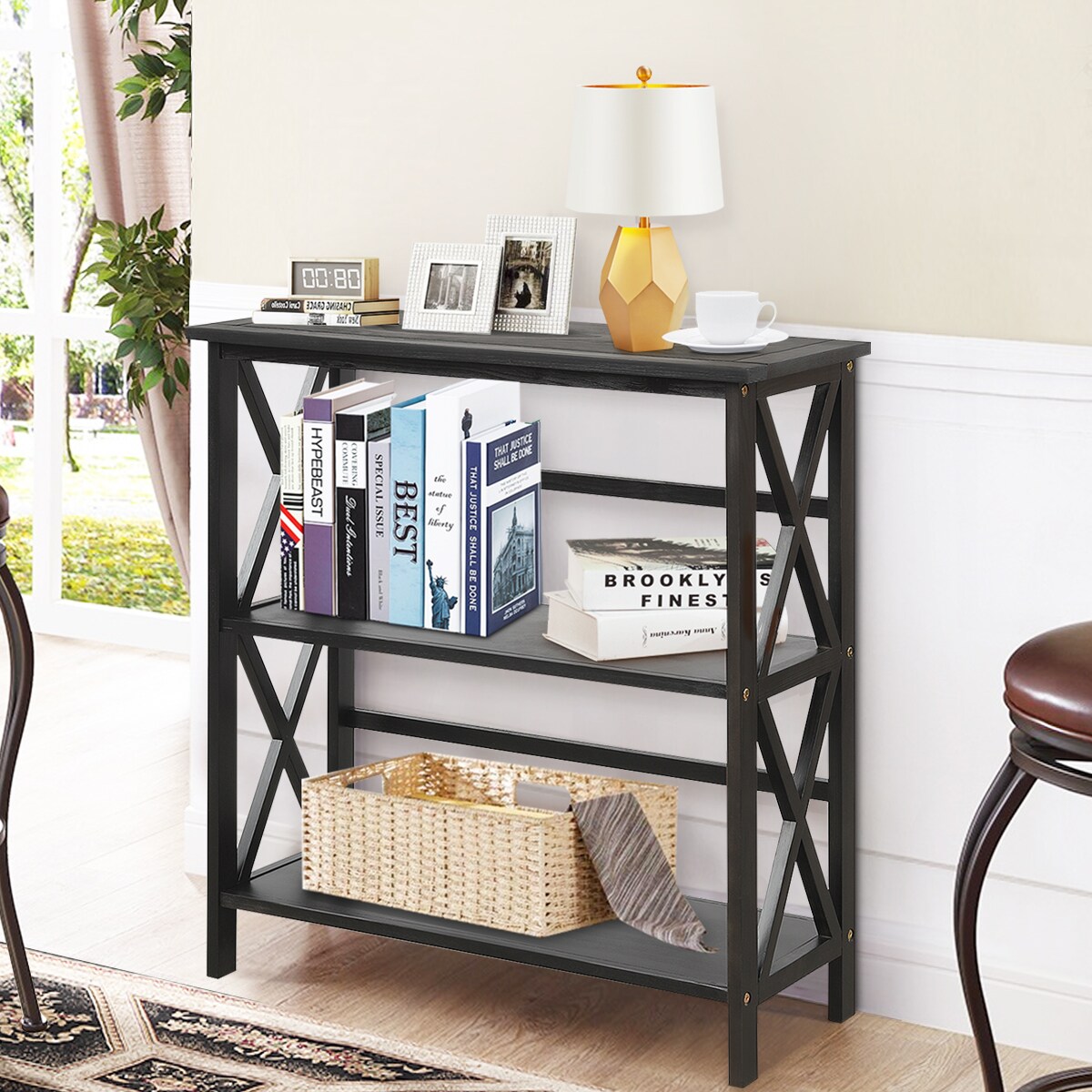 Costway HW63975BK bookcases - View #7