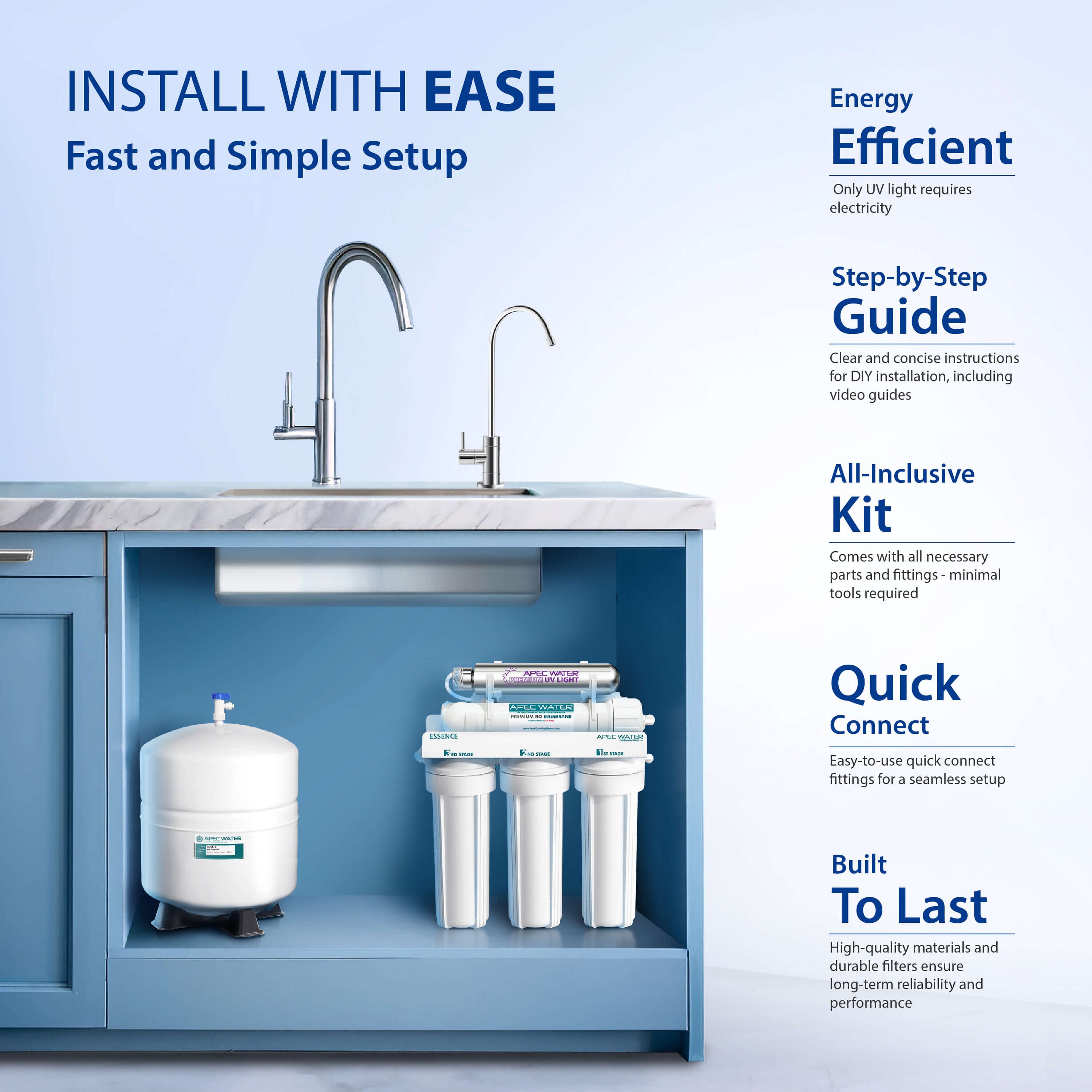 APEC Water ROES-UV75-SS Under-Sink-Filtration-Systems - View #6