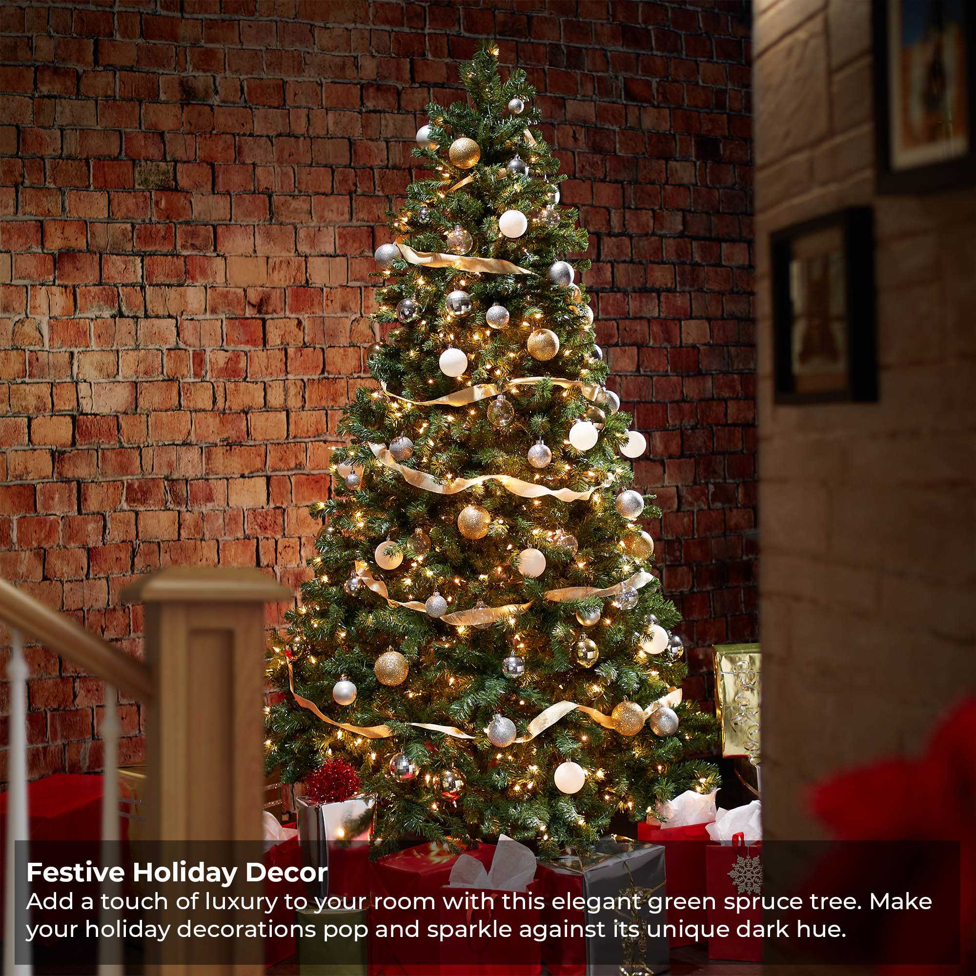Casafield SZN-TR-129L Artificial-Christmas-Trees - View #2