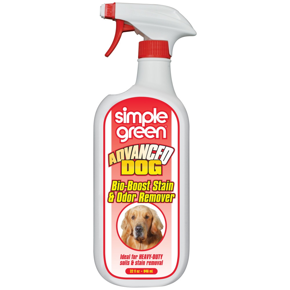 Simple Green Advanced Dog Bio Boost Stain and Odor Remover 32 oz – Powerful Liquid Stain Remover for Tough Pet Messes