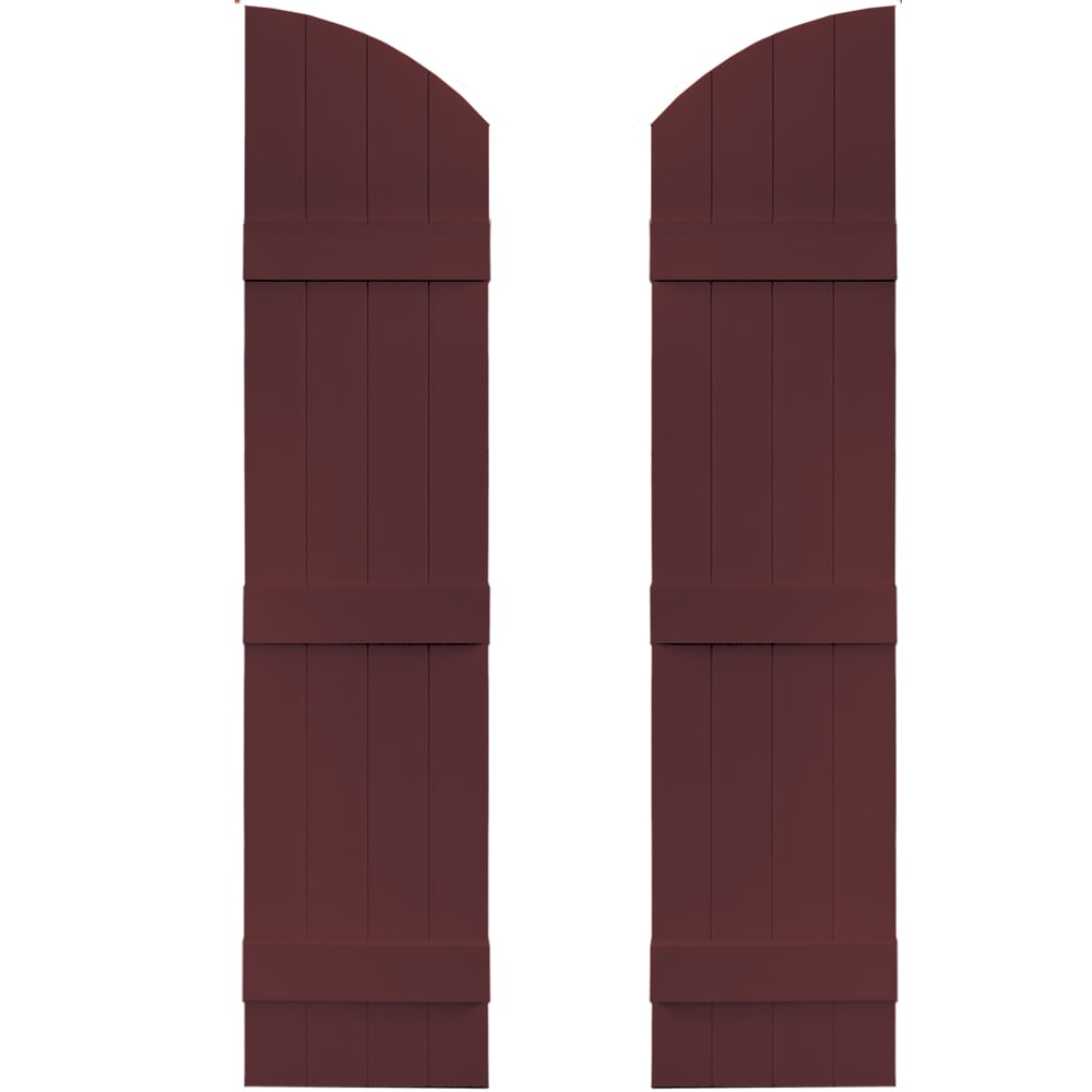 Vantage V5931457167 13.875-in W x 57-in H Cranberry Exterior Shutters