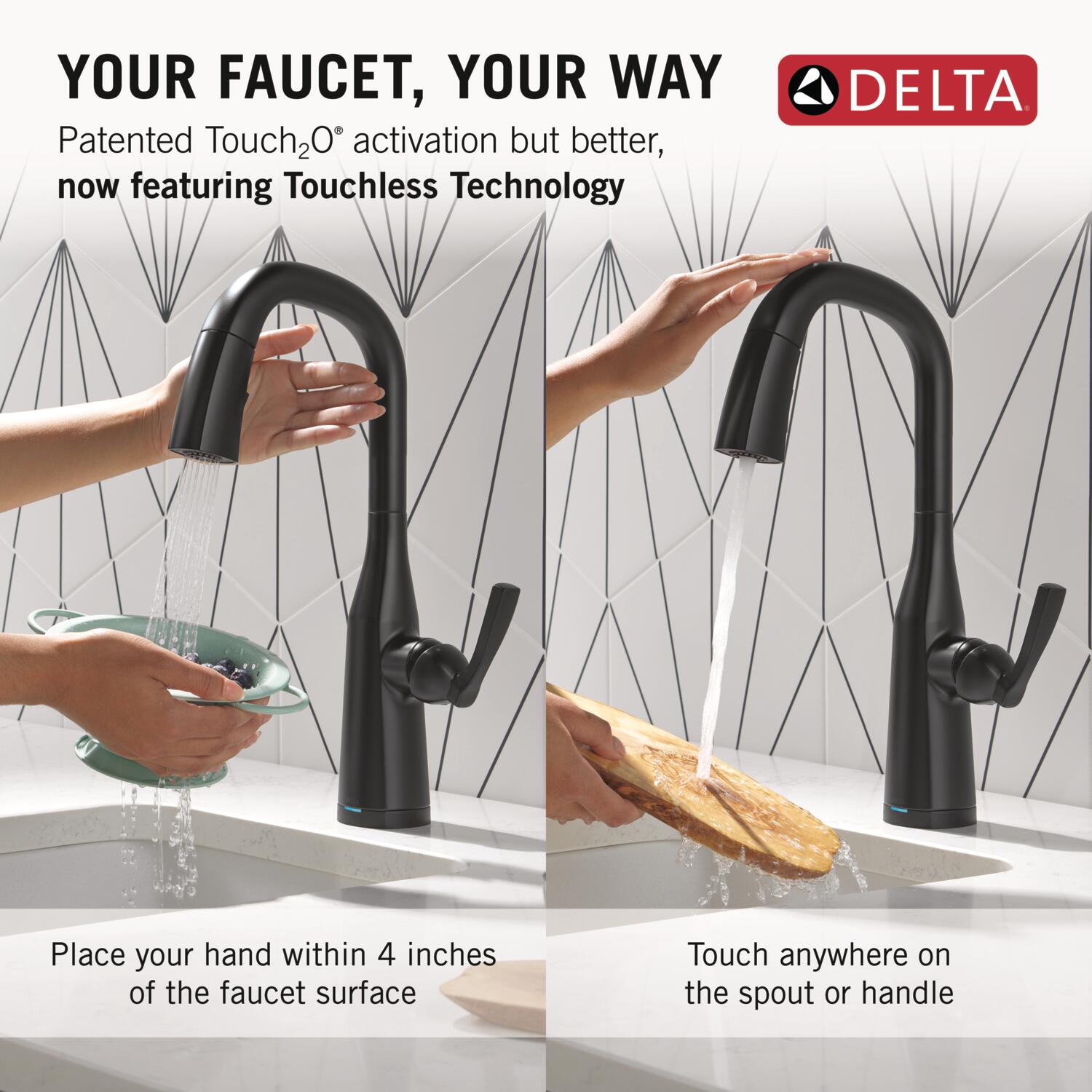 Delta 9976TL-BL-DST Kitchen-Faucets - View #3
