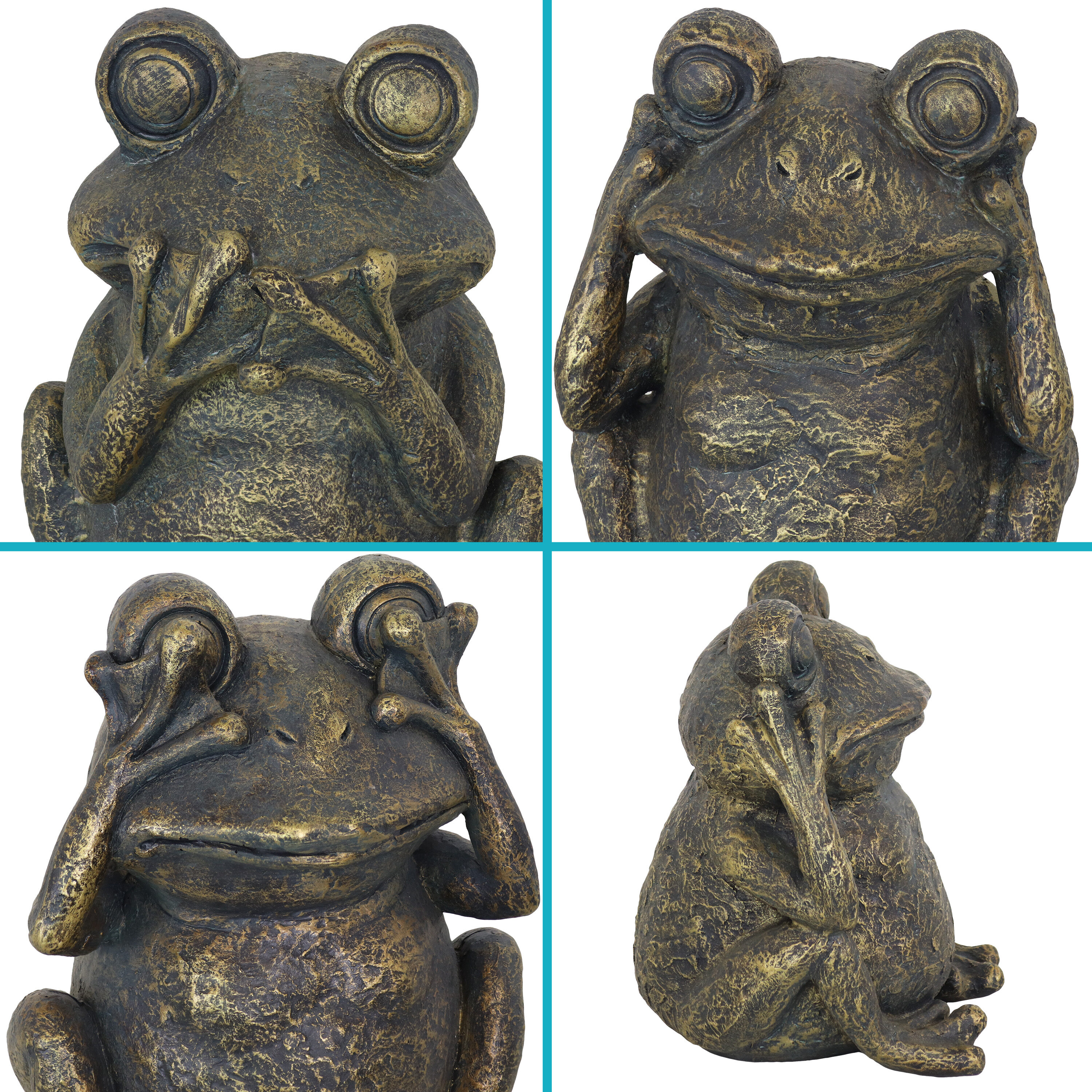 13.5 in. H The Most Interesting Toad in The World Frog Garden Statue