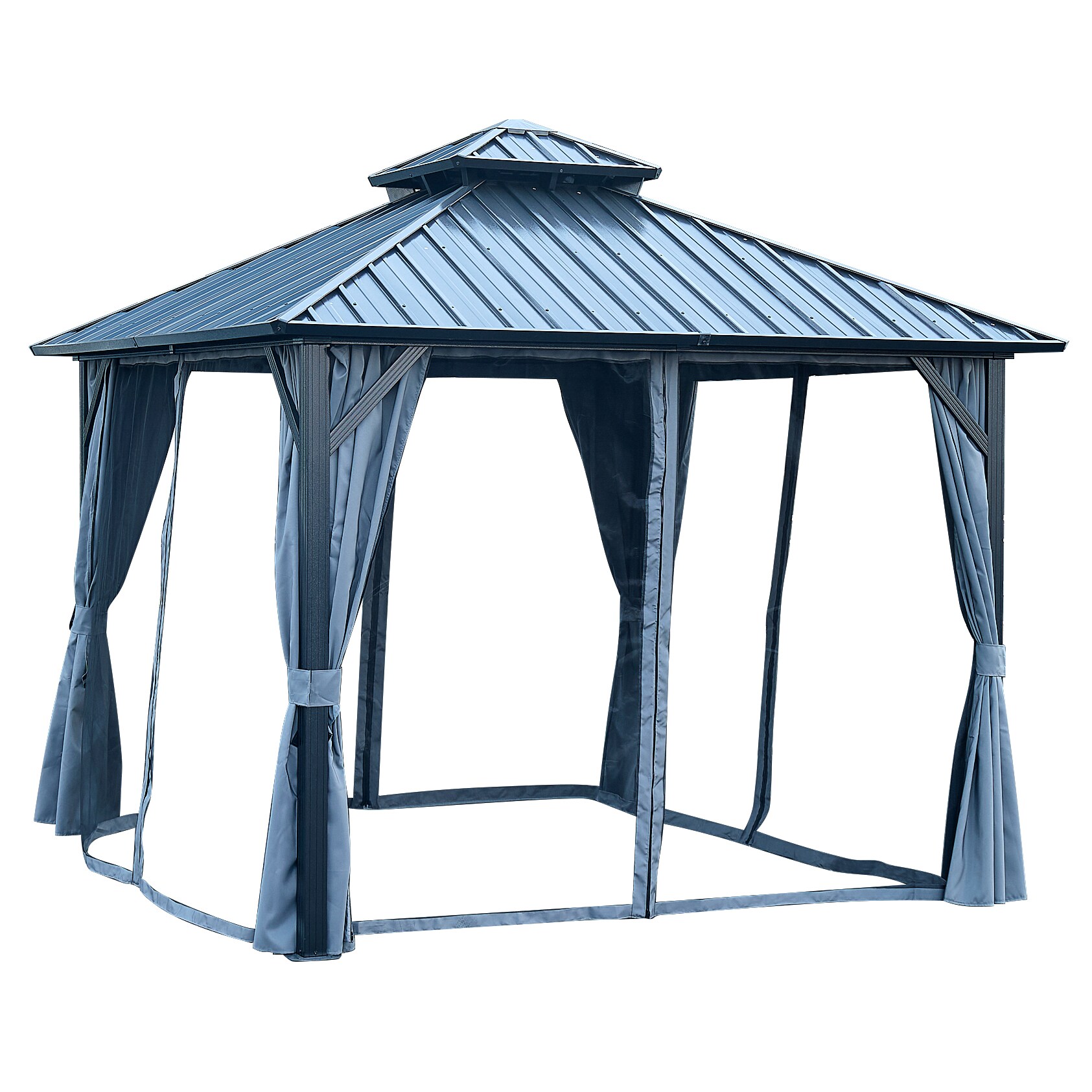 Kahomvis 765-2QP109-06 Wood-Resin-Gazebos - View #9