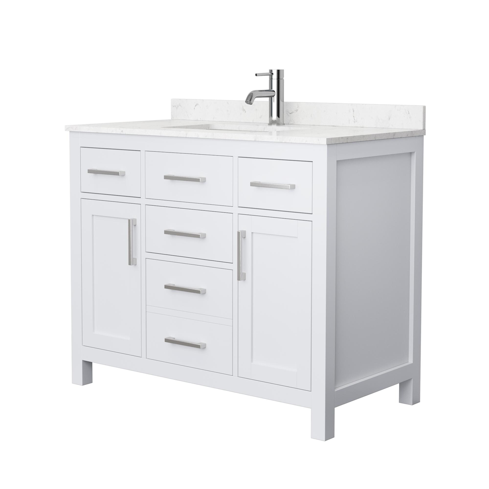 Wyndham Collection WCG242442SWHCCUNSMXX Bath-Vanity-Combo - View #2