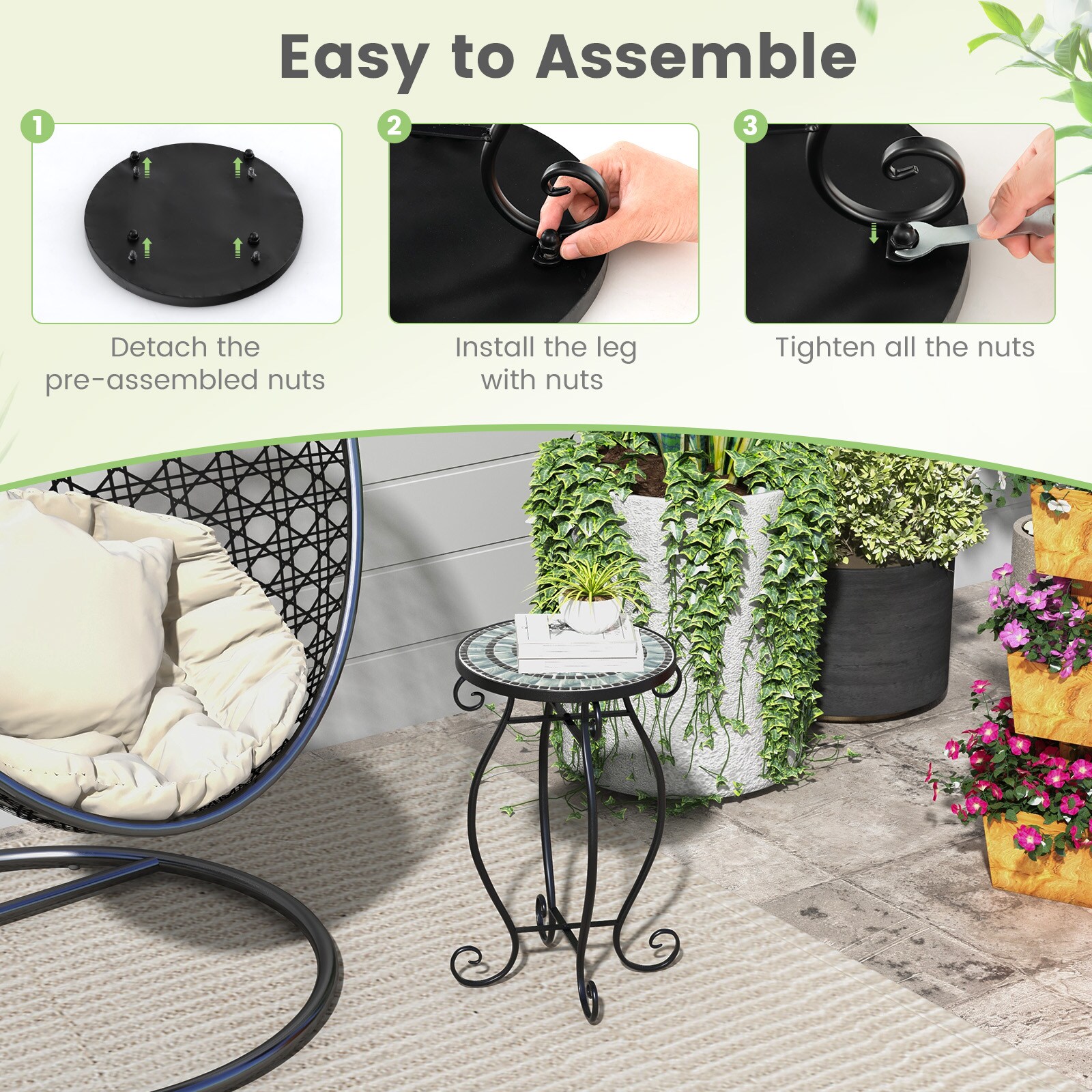 Slickblue D-CO-9504TG Plant-Stand - View #6