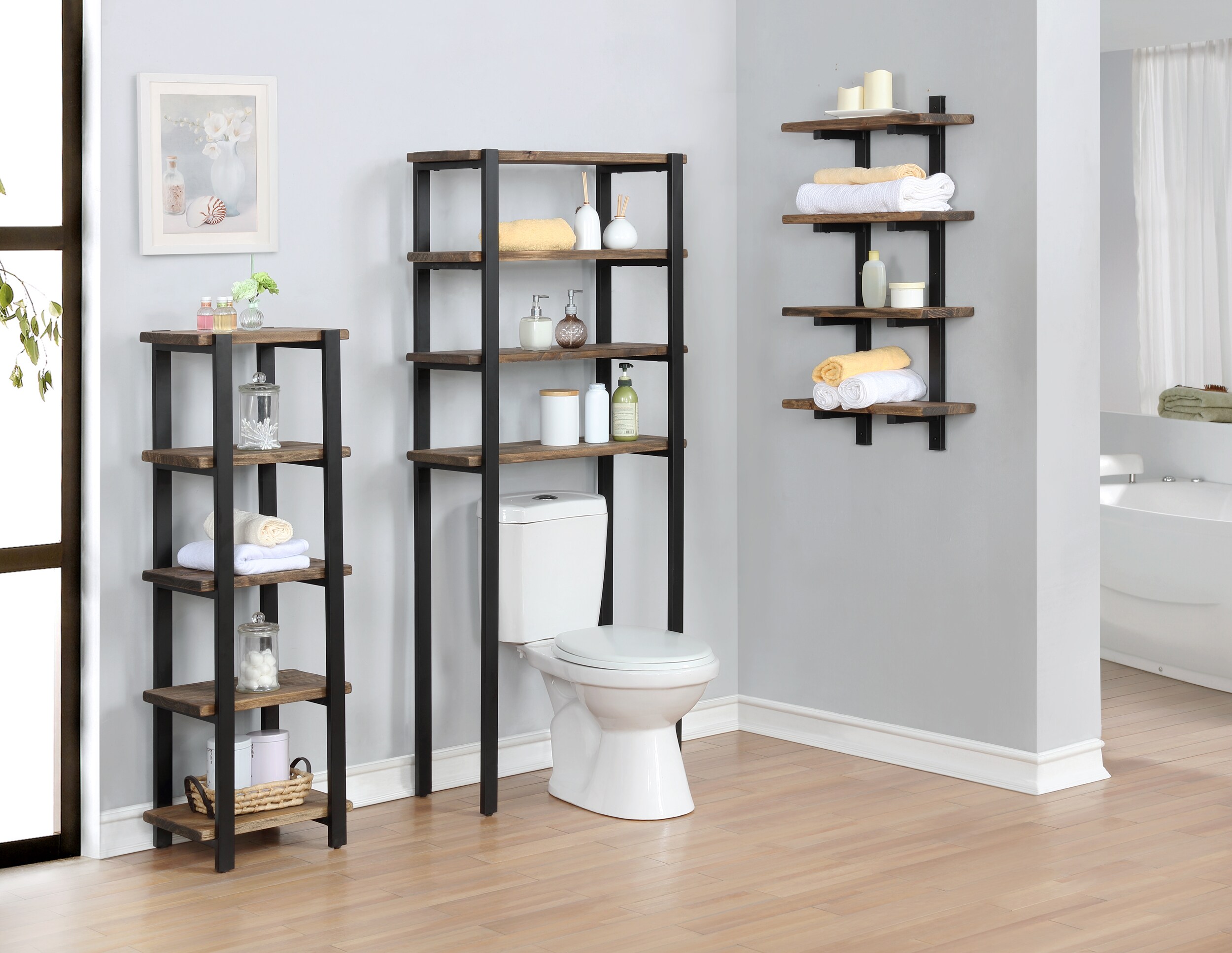 Alaterre Furniture AMBA5920 Bathroom-Shelves - View #5