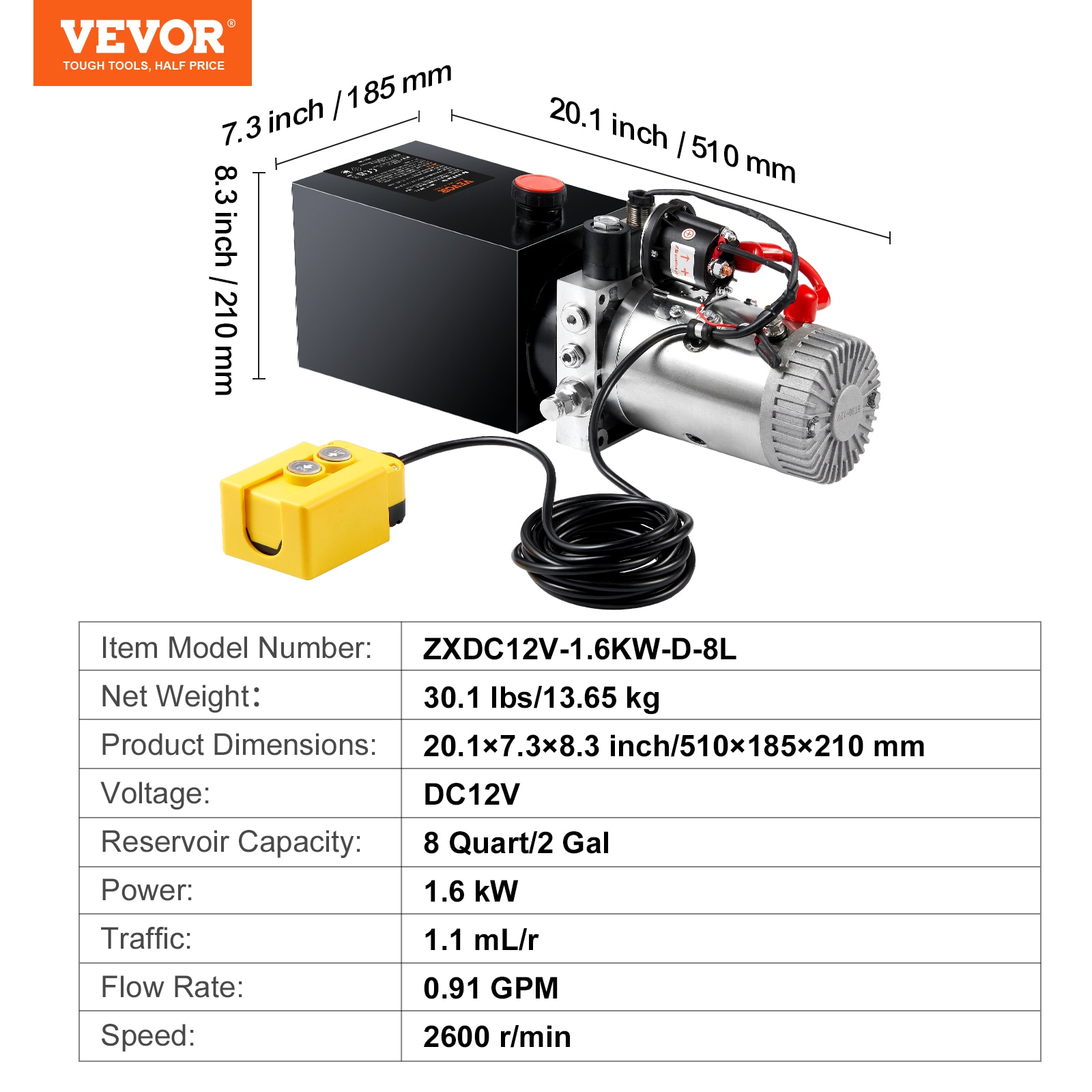 VEVOR YXYYB12VZLDJVH4D5V0 Vehicle-Lifts - View #8
