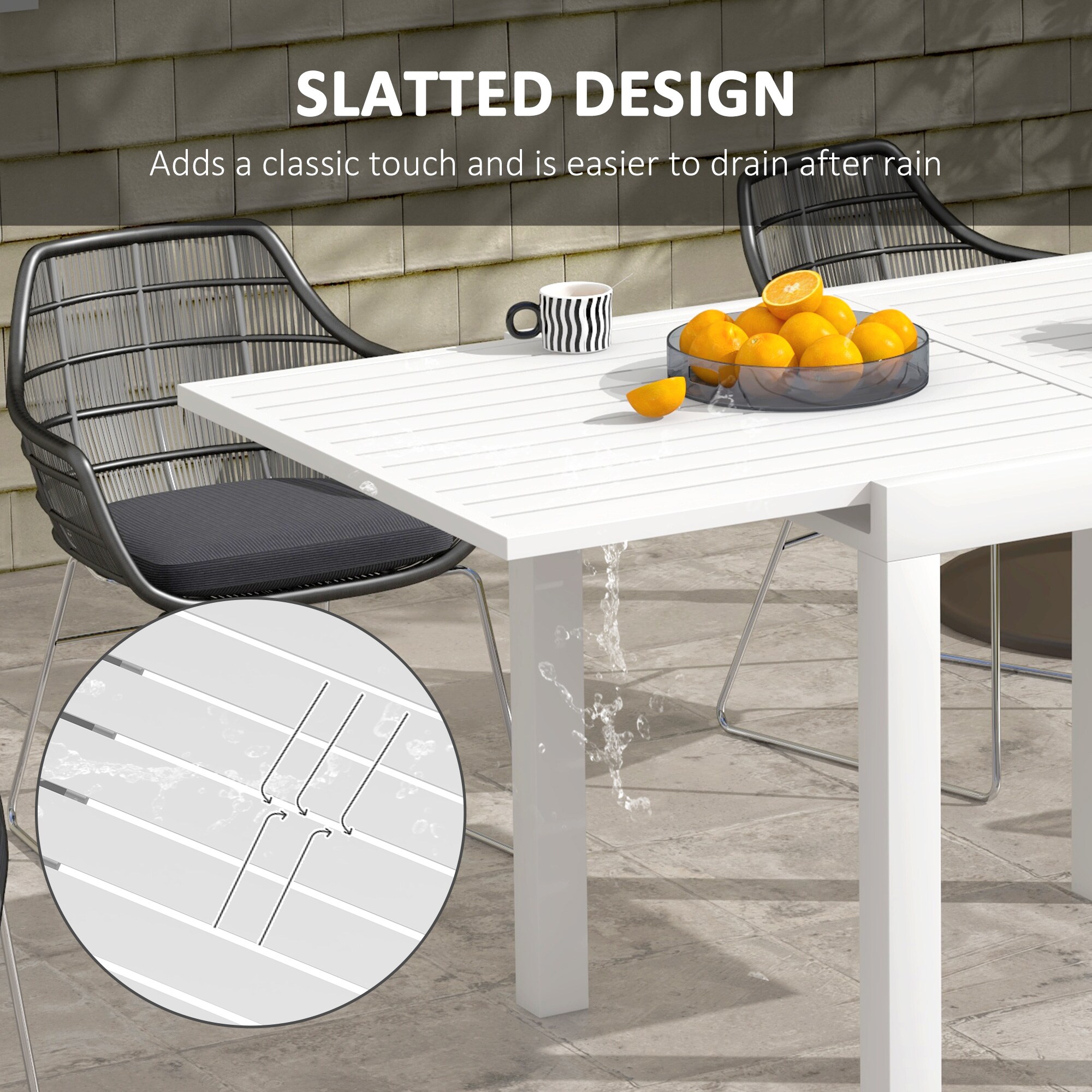 Outsunny 84G-393V00WT Patio-Tables - View #6