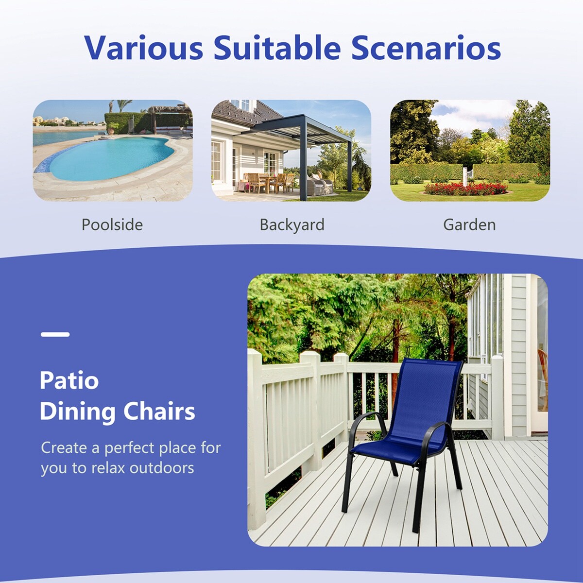 Costway HCST00061 Patio-Chairs - View #8