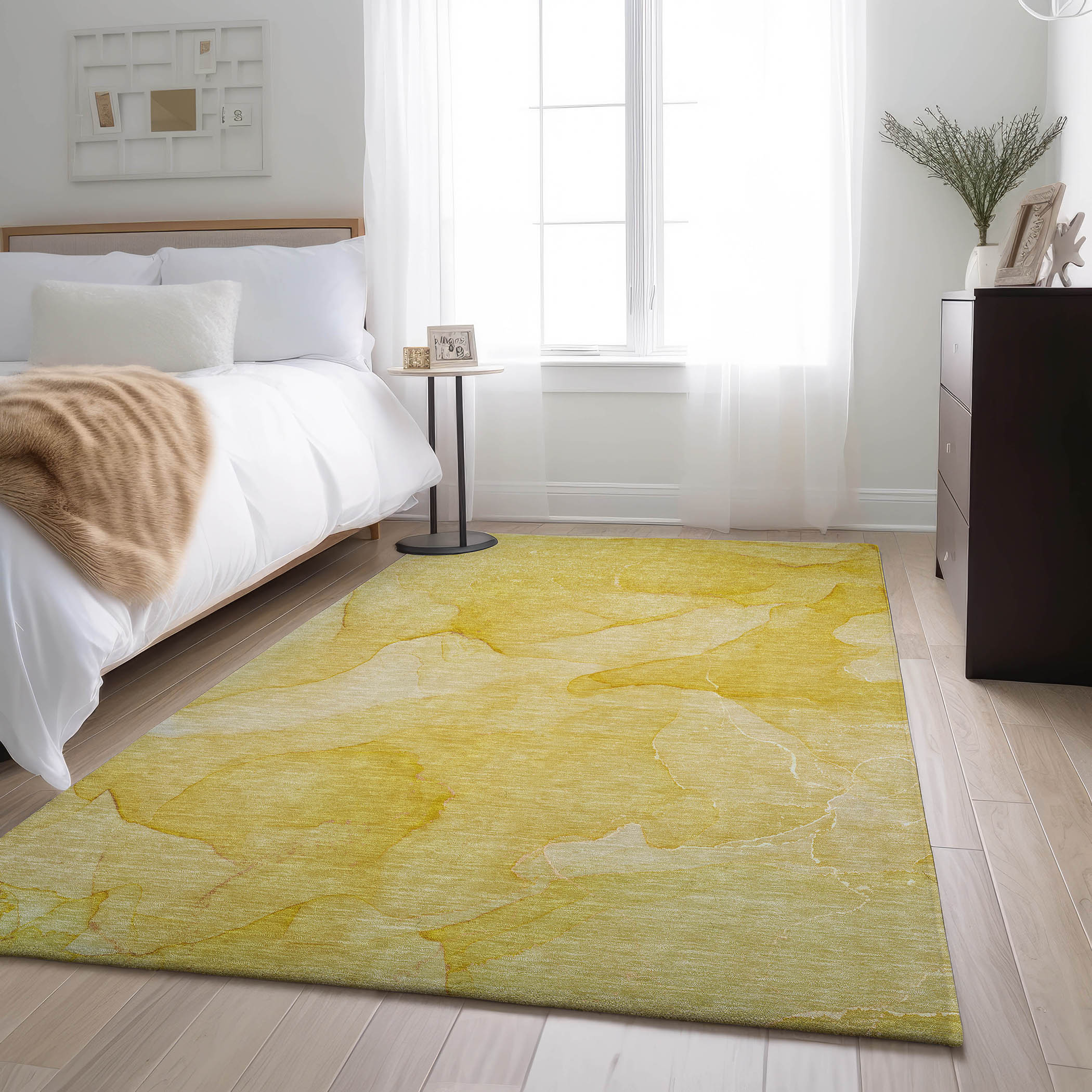 Addison Rugs AMF521PP20X30 Mayfield AMF521PP 2 x 3 (ft) Loomed Polyester Purple Rectangular Indoor Abstract Machine washable Area rug