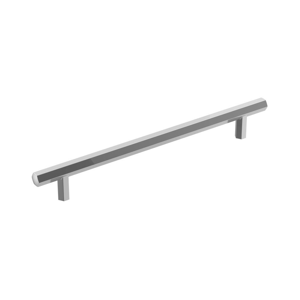 Amerock BP3687626 Caliber 7-9/16-in , 192mm Center to Center Polished Chrome Cylindrical Bar