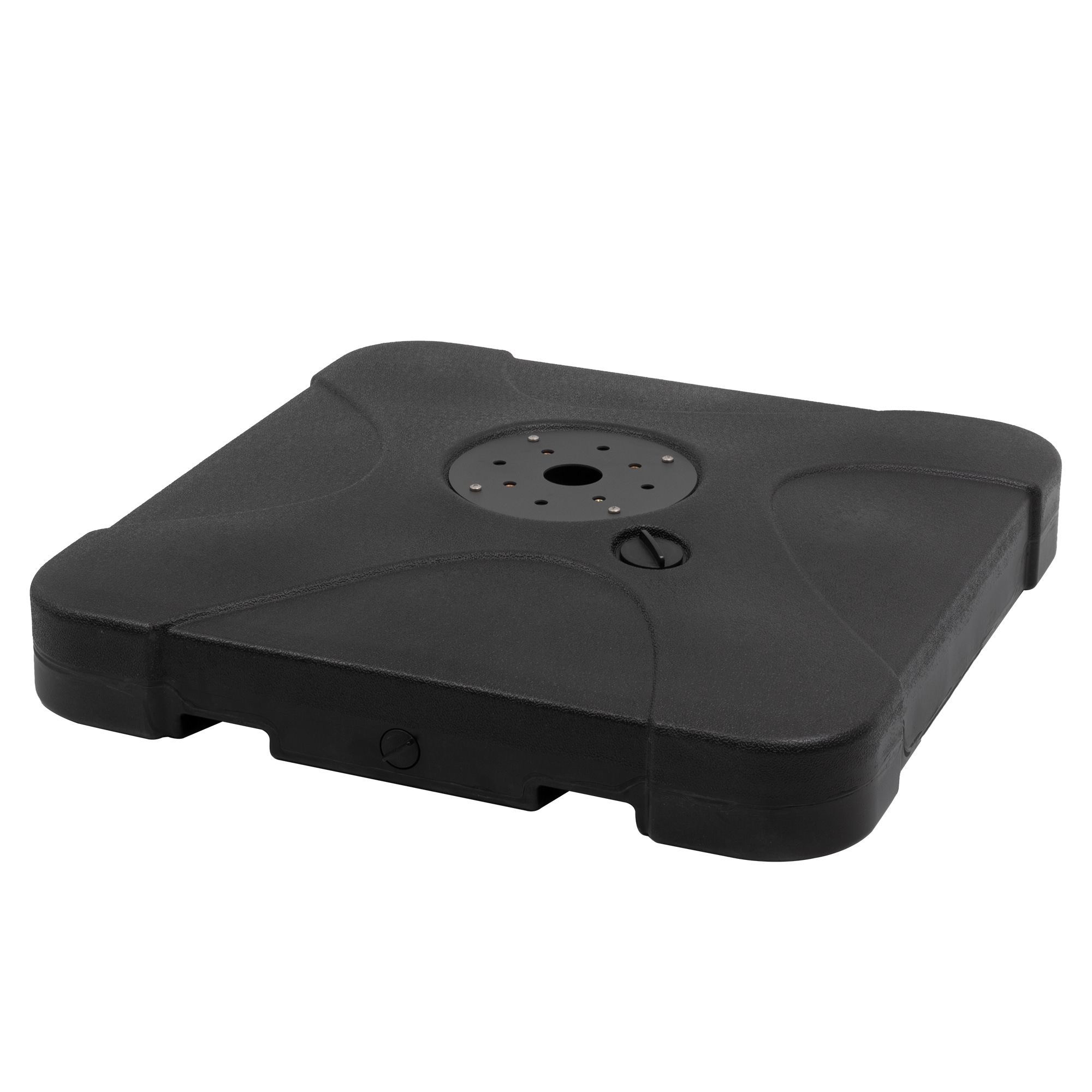 Crestlive Products CL-UB007BLK Square Patio Offset Umbrella Base（Black) Black Patio Umbrella Base