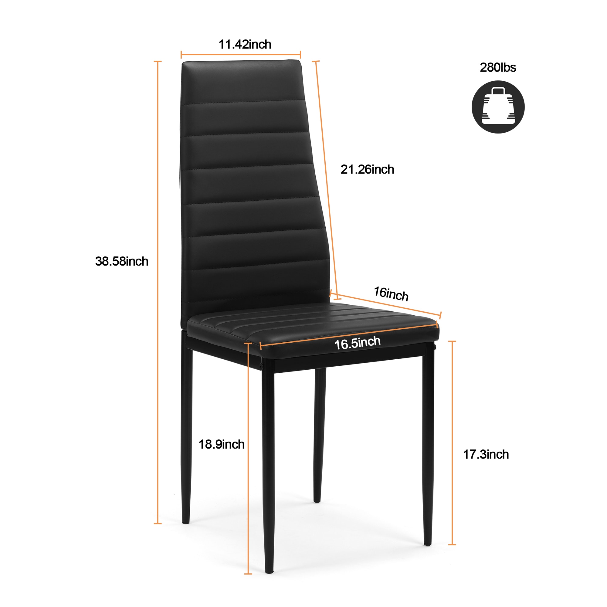 CASAINC BSS-685 Dining-Chairs - View #6