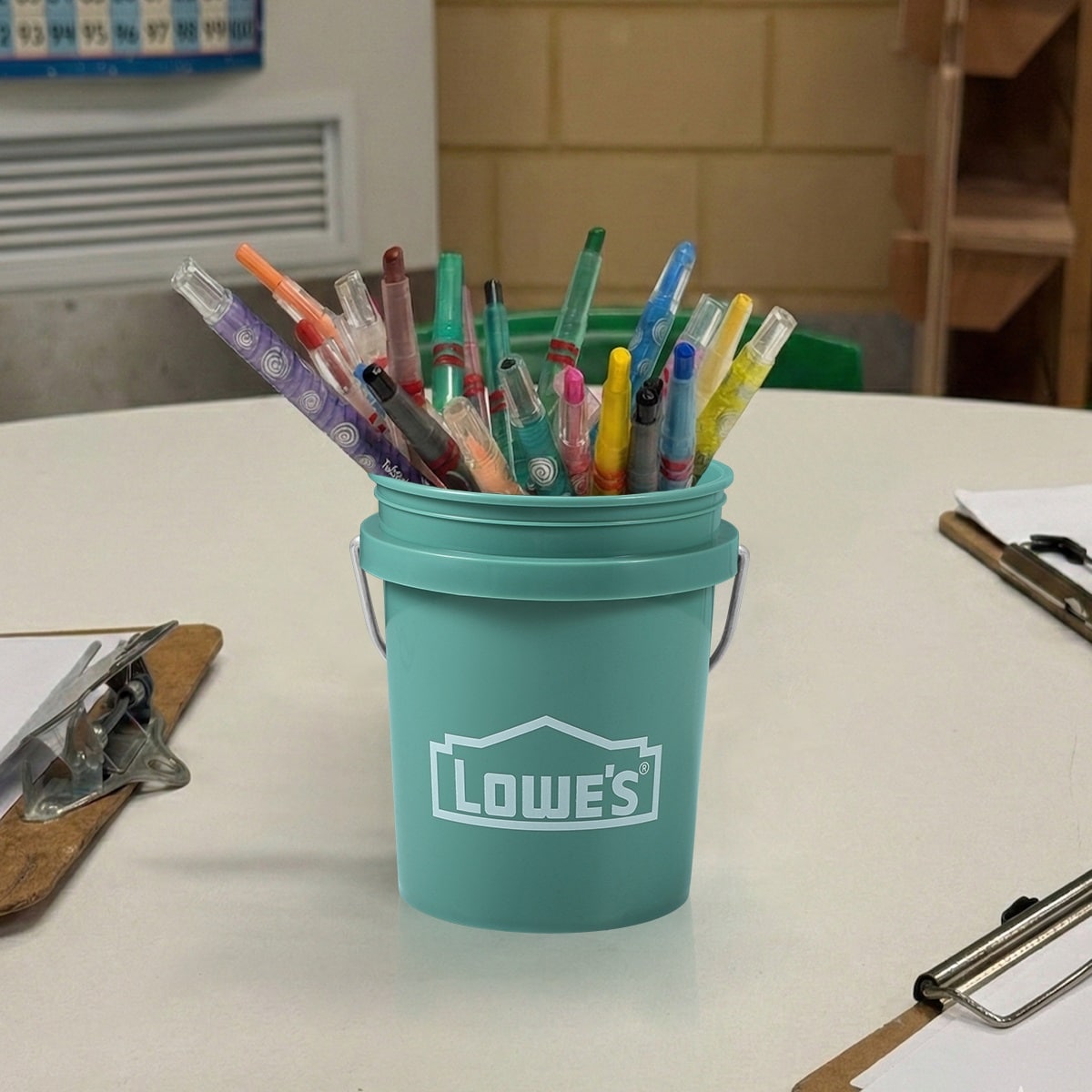 Lowe's MP2CTEAL buckets - View #5