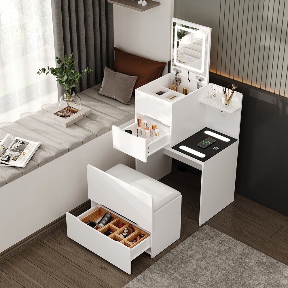 Homsee V-KF210337-01 Bedroom-Vanities - View #4