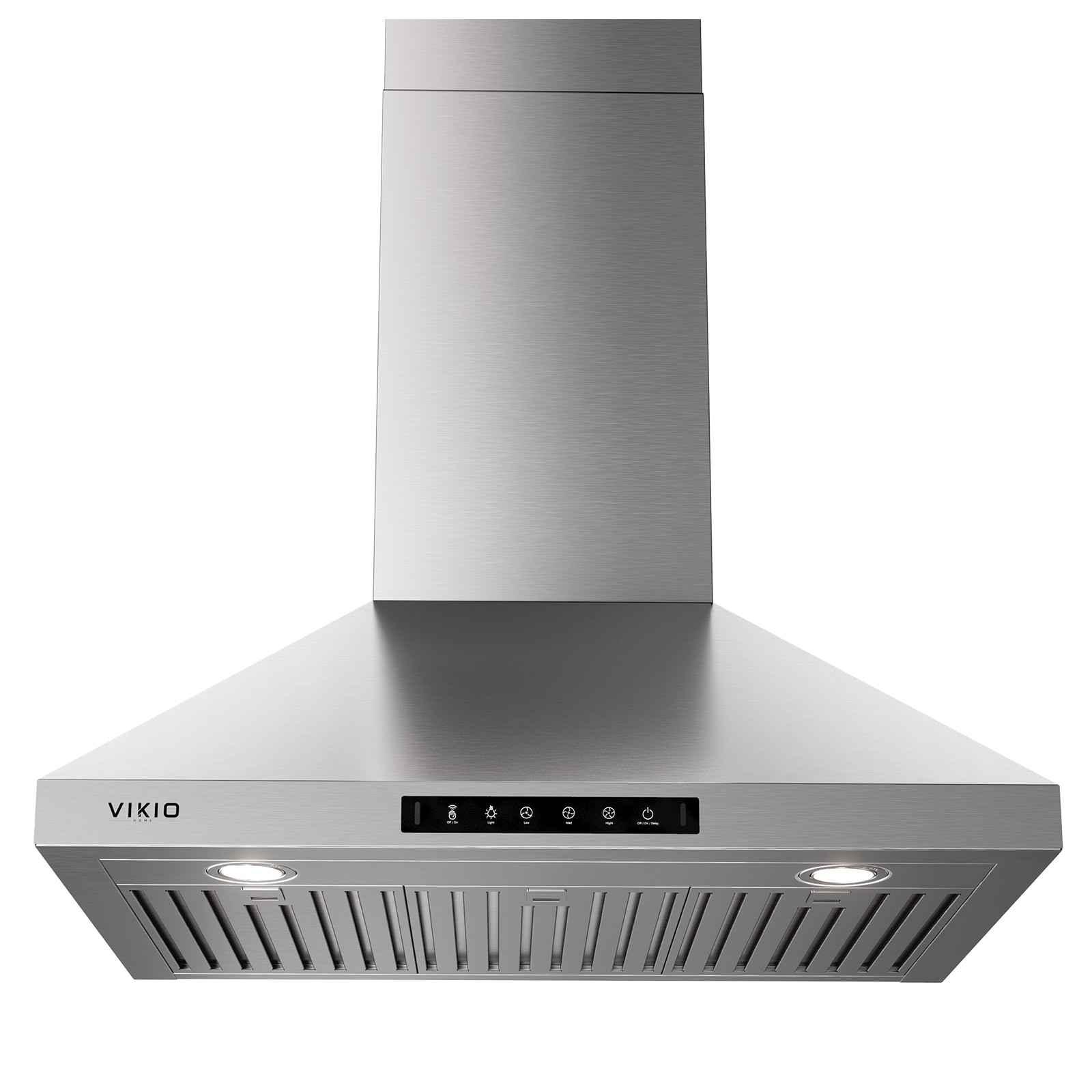 VIKIO VKLPA0330 30 inch Convertible 500-CFM Stainless steel Wall-Mounted Range Hood with Charcoal Filter