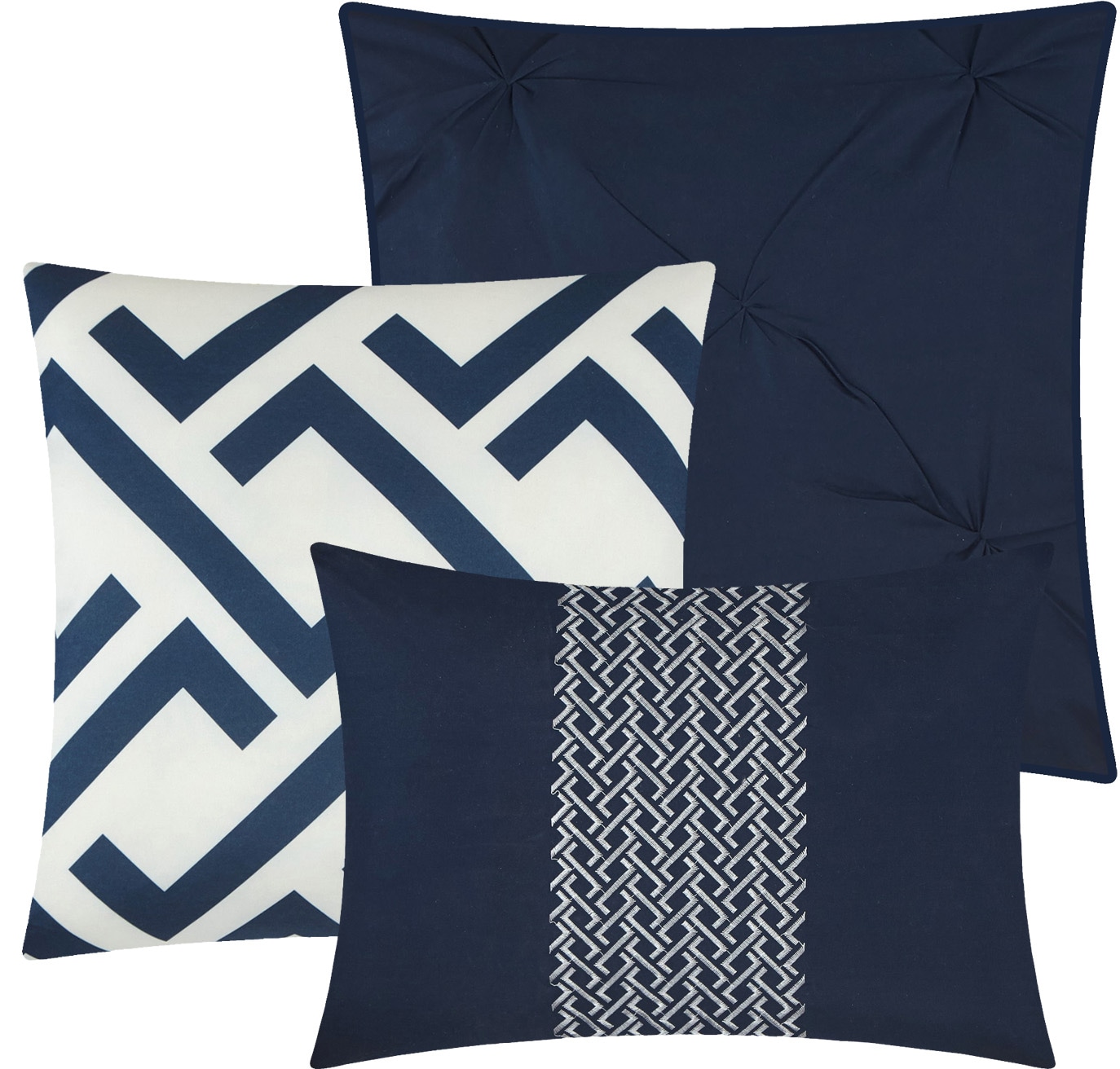 Nanshing LOREN-Q-NAVY bedding - View #2