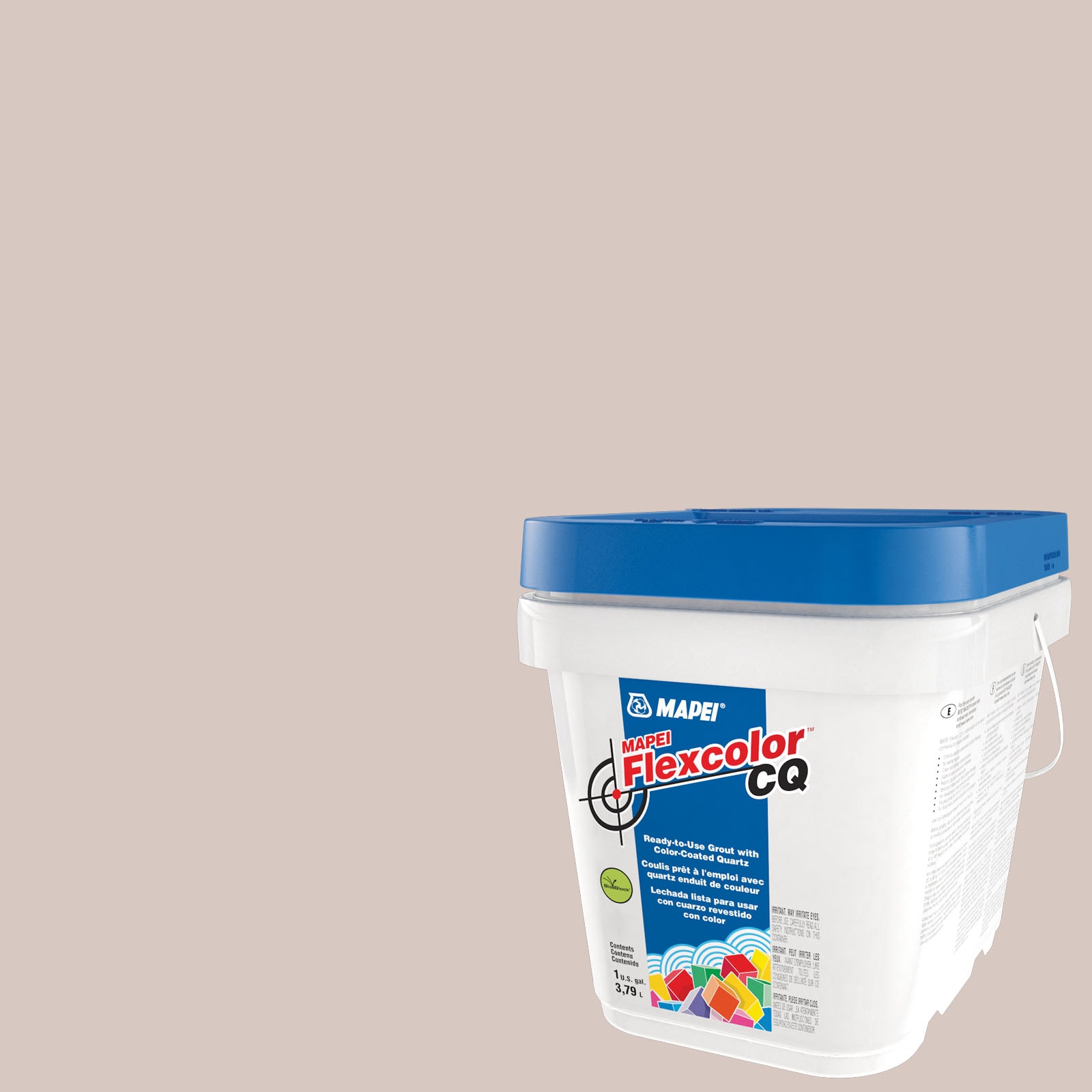 Flexcolor CQ Oatmeal #5223 Acrylic Premix Sanded Grout (1-Gallon) in Off-White | - MAPEI 4KA522304