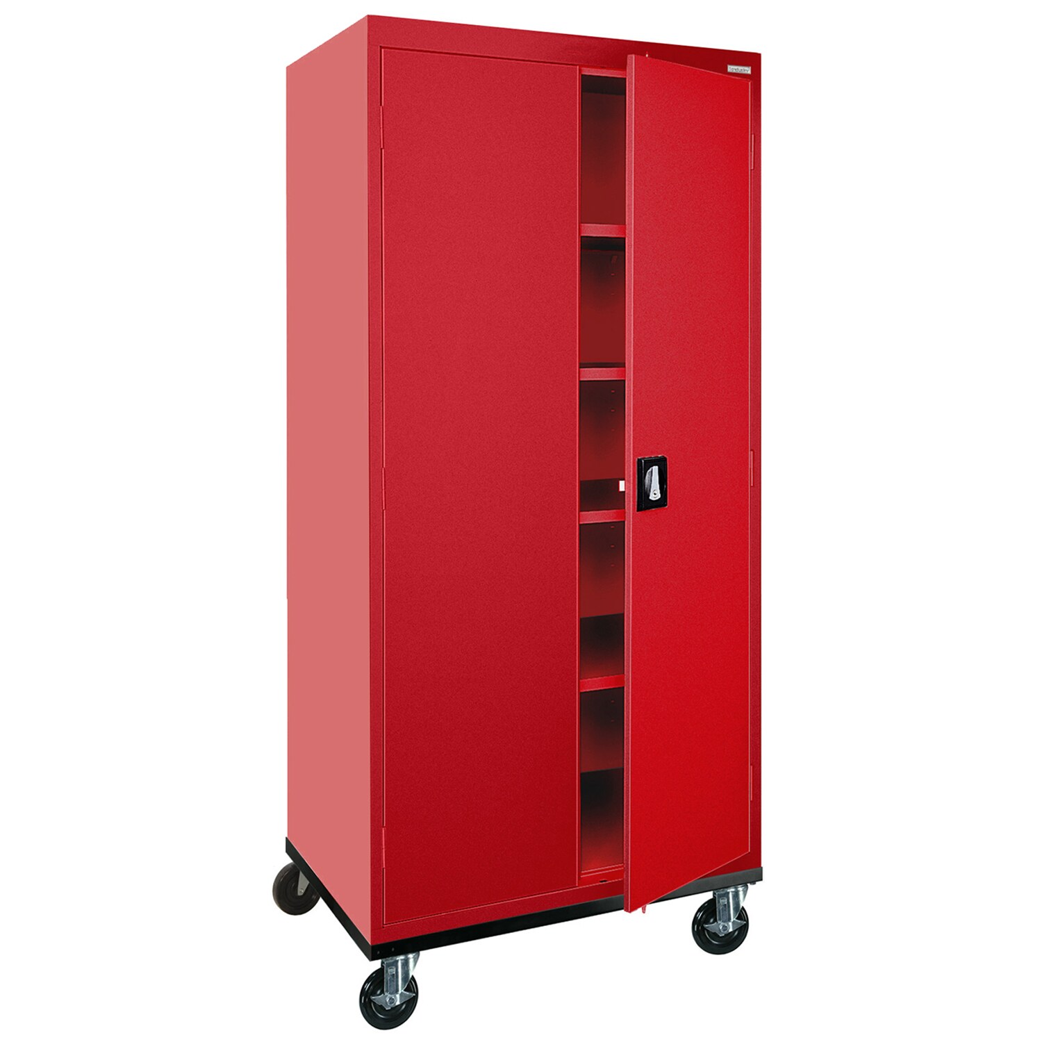 Steel Freestanding Garage Cabinet in Red (36-in W x 78-in H x 24-in D) | - Sandusky TAWR362472-01